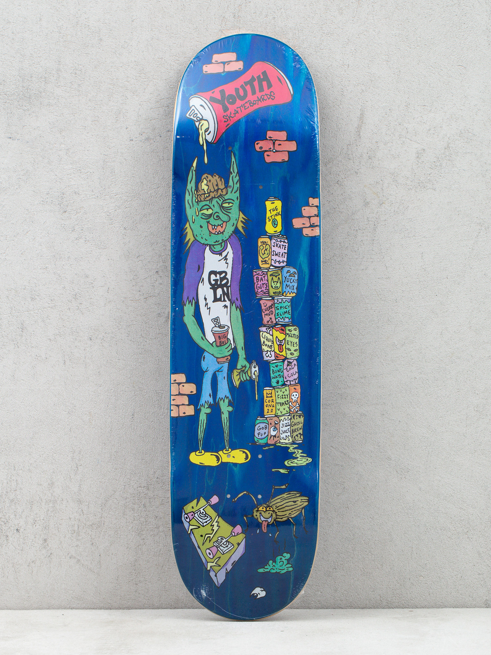 Placă Youth Skateboards X Bummers Coke (navy)