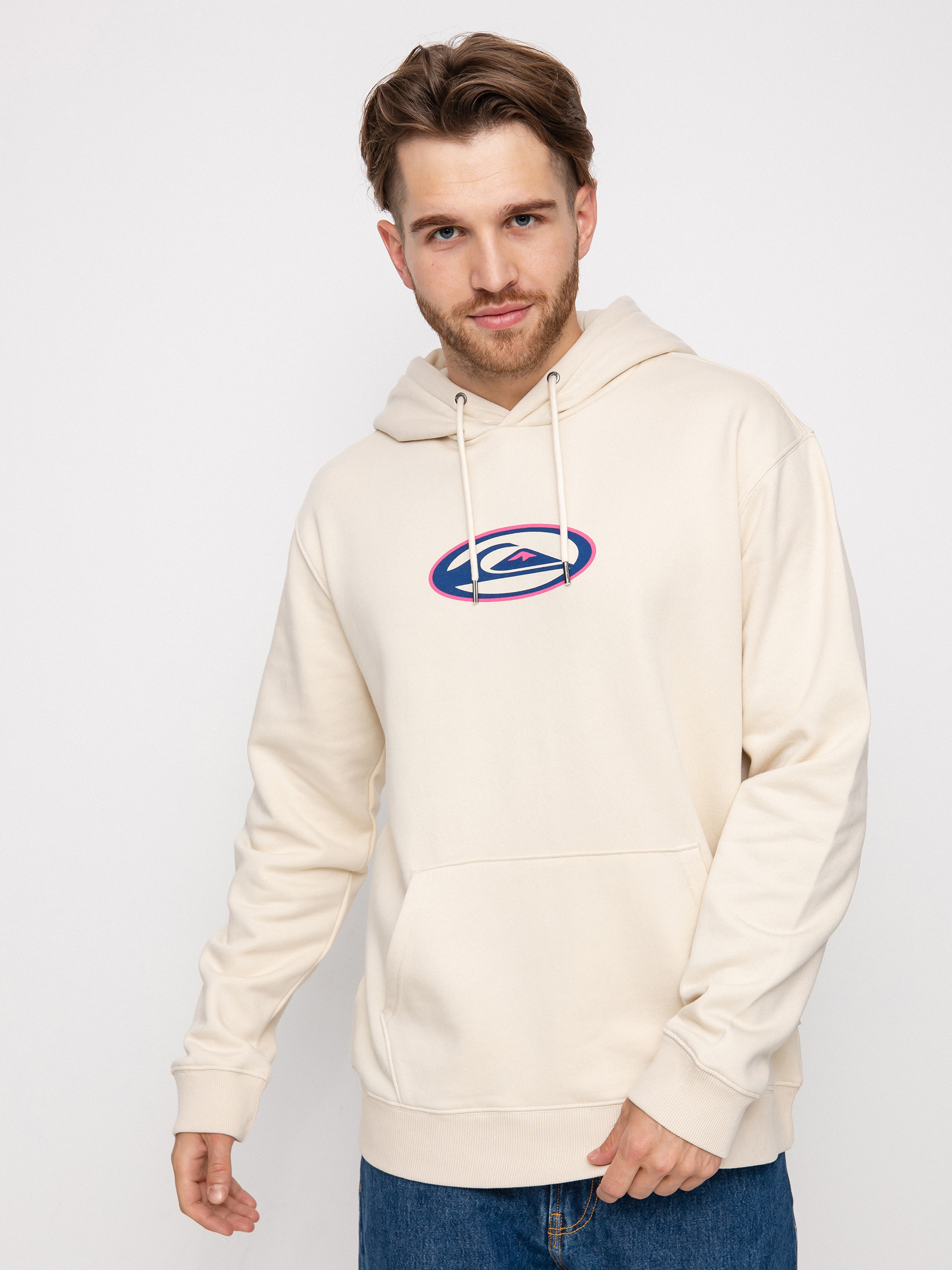 Hanorac Quiksilver Heritage Oval Logo HD (birch)