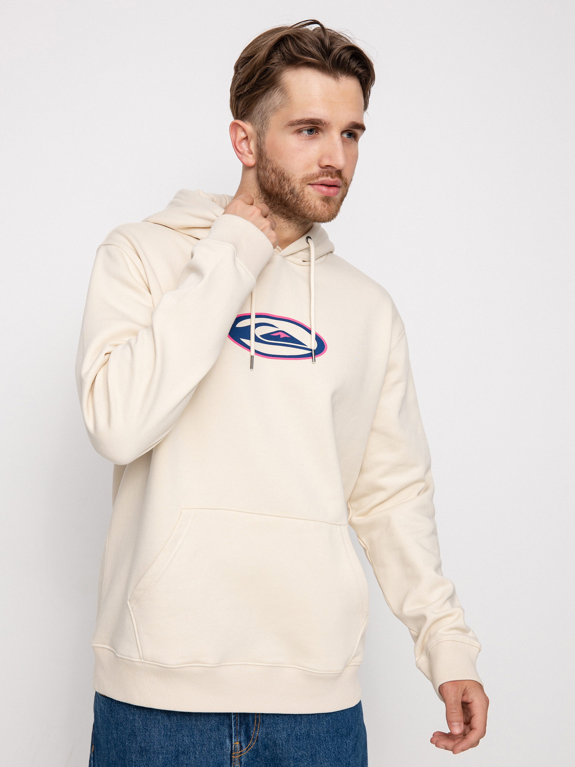 Hanorac Quiksilver Heritage Oval Logo HD (birch)