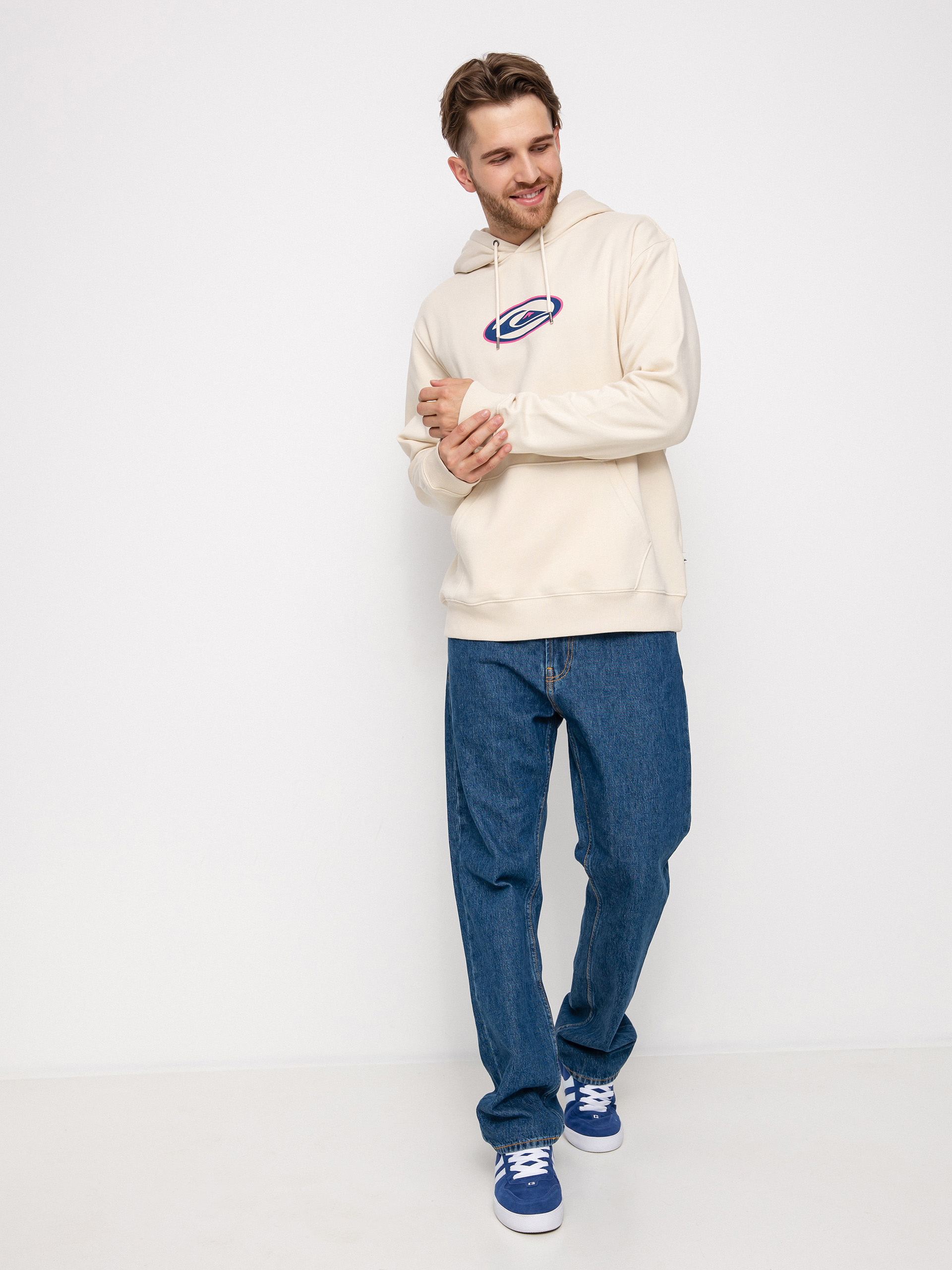 Hanorac Quiksilver Heritage Oval Logo HD (birch)