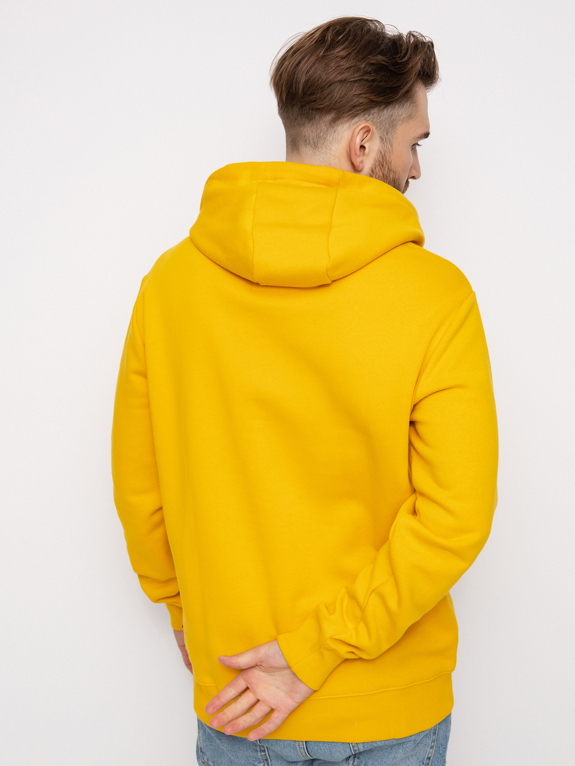 Hanorac cu glugă Quiksilver Big Logo HD (golden rod)