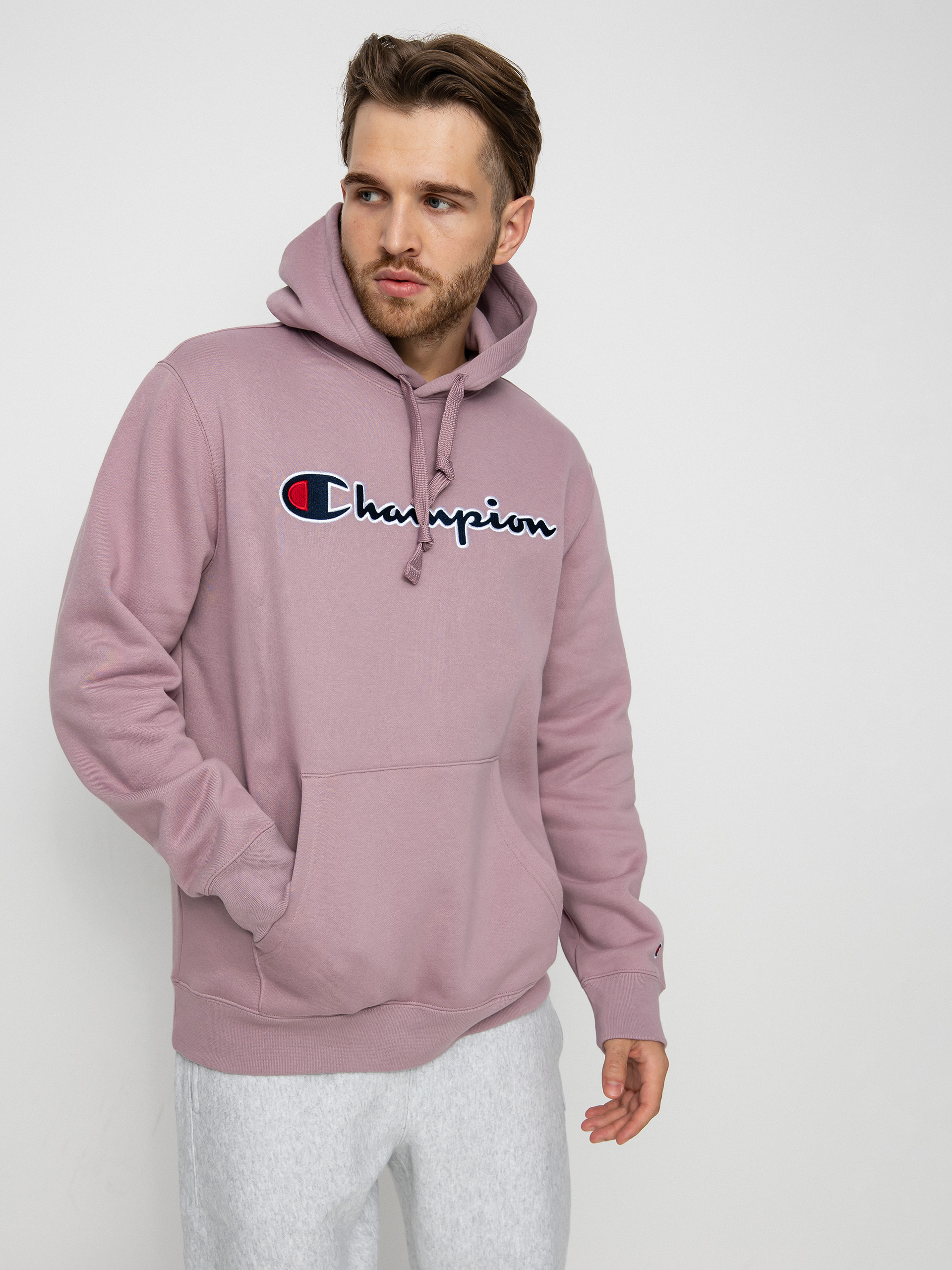 Hanorac cu glugă Champion Hooded Sweatshirt 217858 HD (eby)