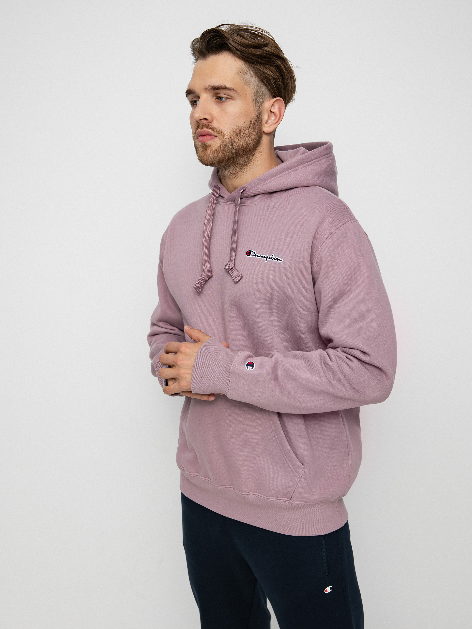 Hanorac cu glugă Champion Hooded Sweatshirt 217862 HD (eby)