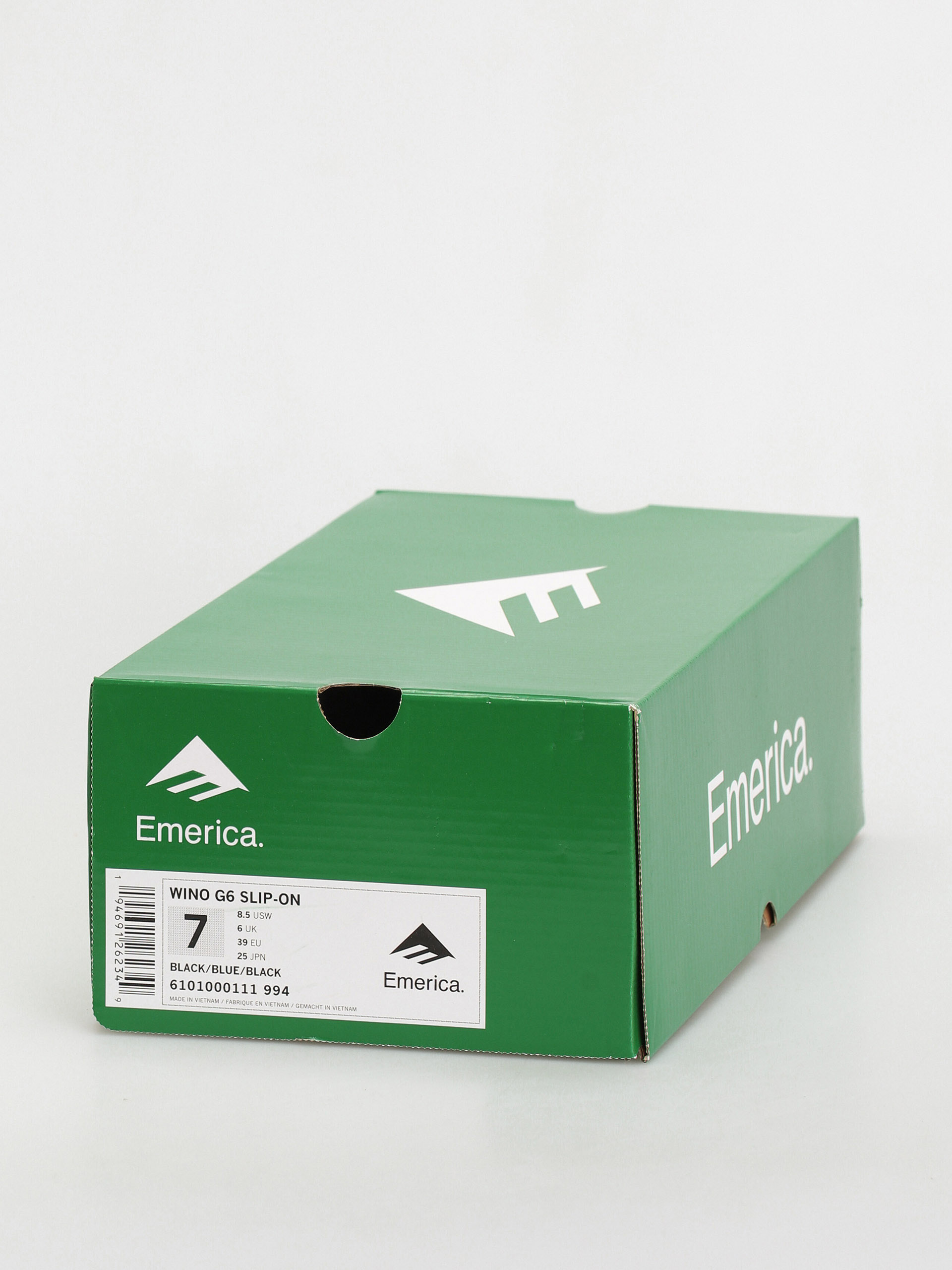 Pantofi Emerica Wino G6 Slip On (black/blue/black)
