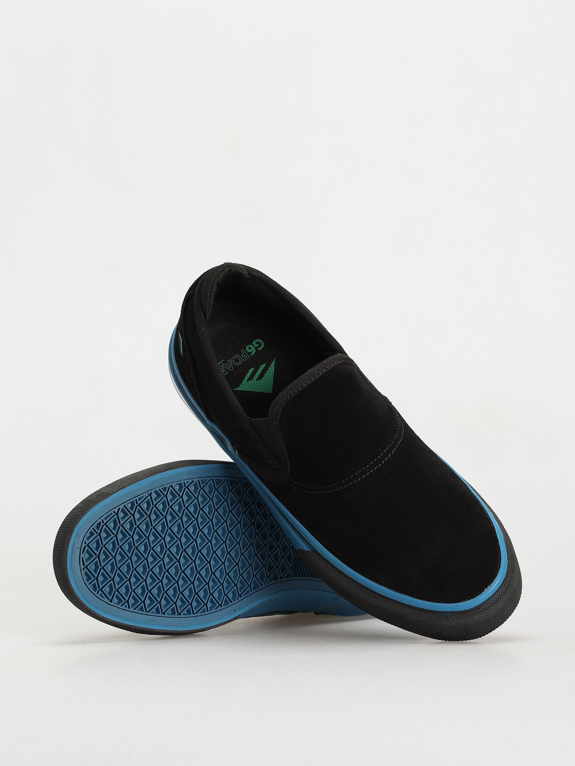 Pantofi Emerica Wino G6 Slip On (black/blue/black)