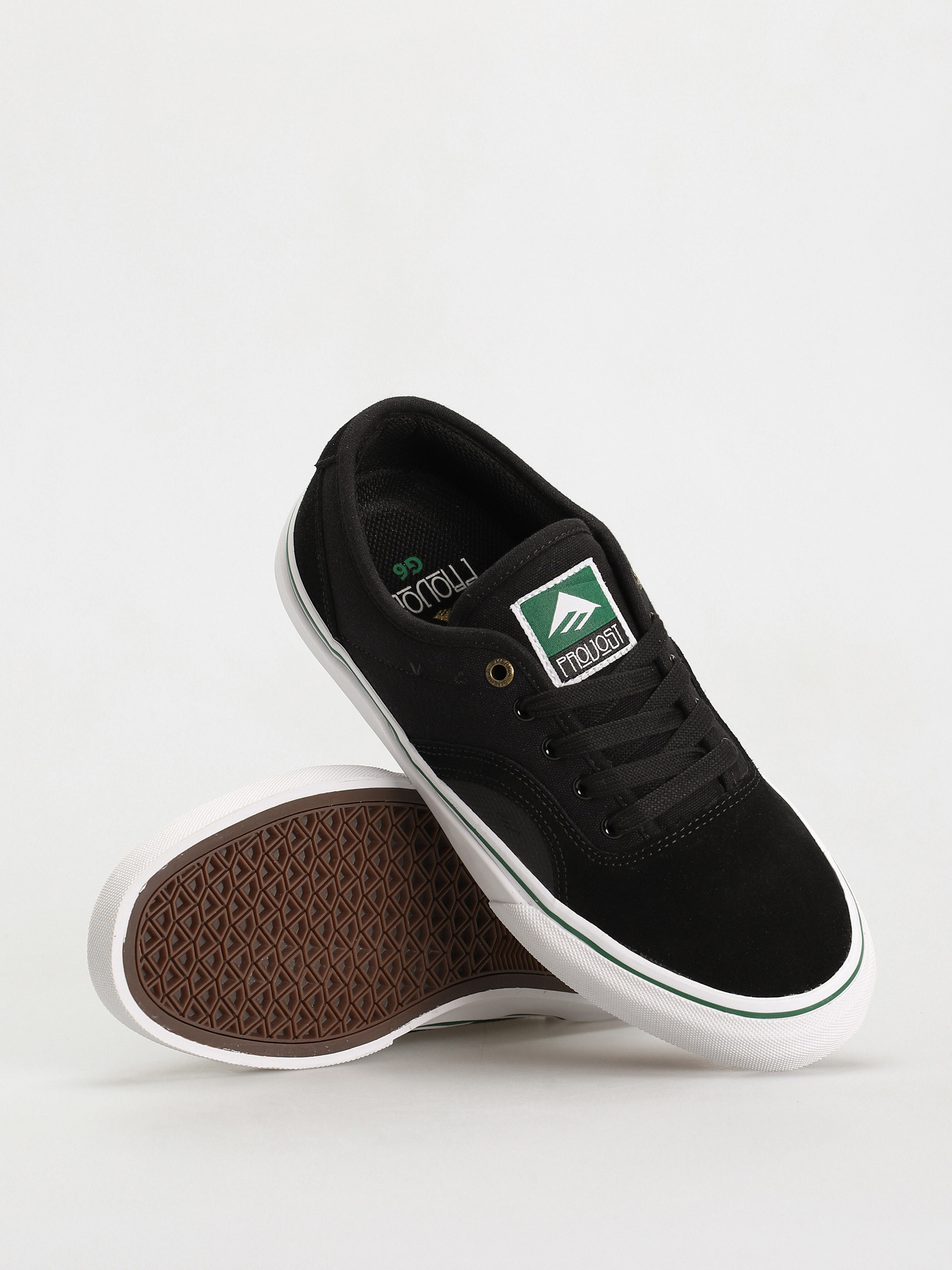Pantofi Emerica Provost G6 (black/white/gold)