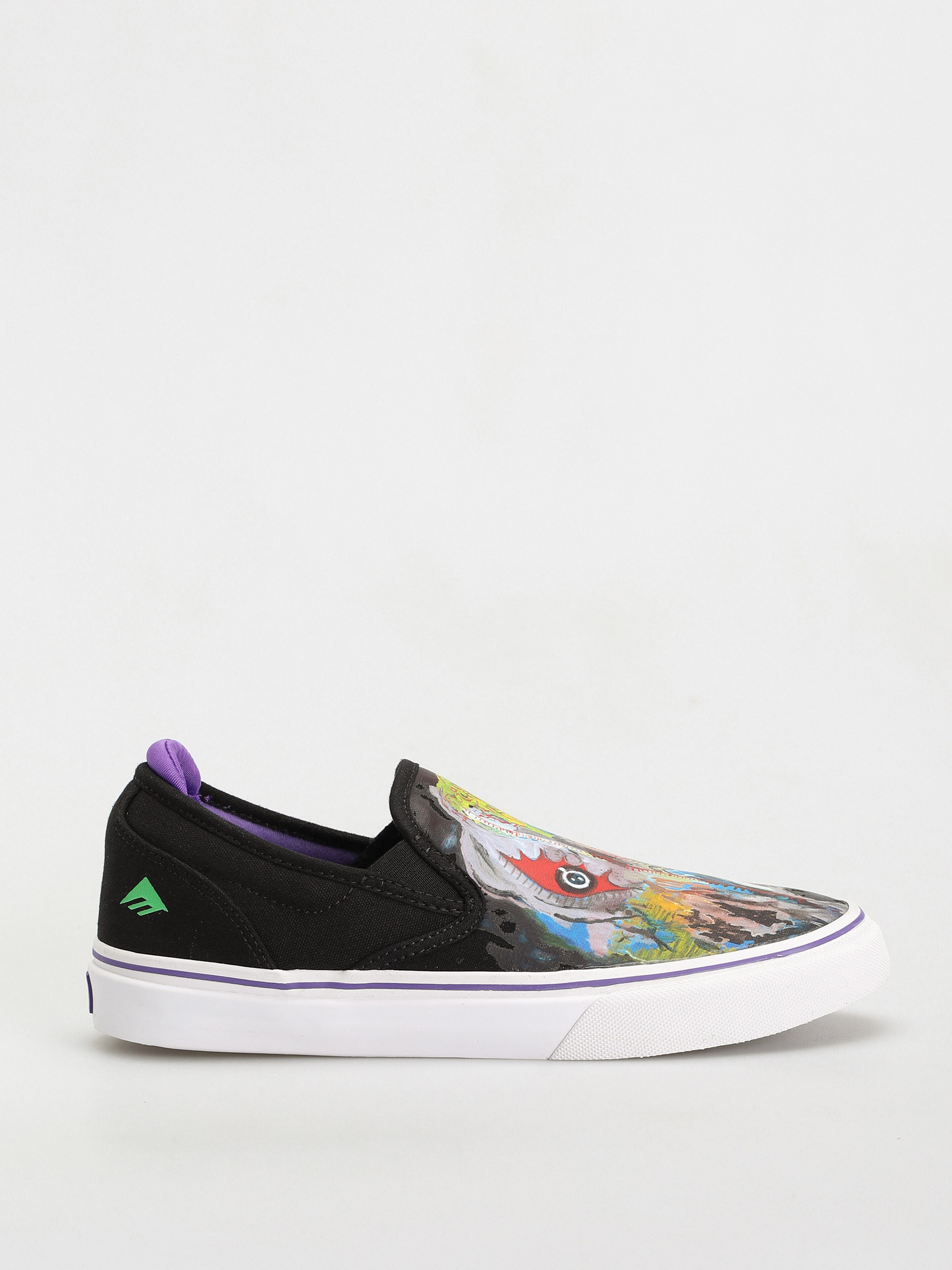 Pantofi Emerica Wino G6 Slip On X Dinosaur Jr (black/purple)