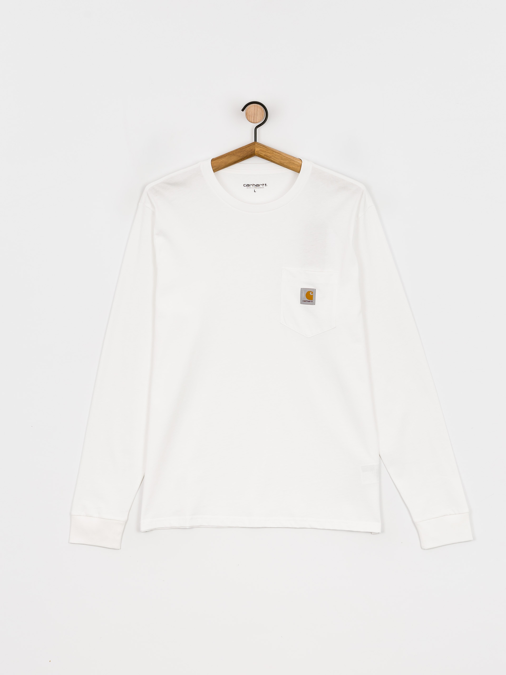 Longsleeve Carhartt WIP Pocket (white)