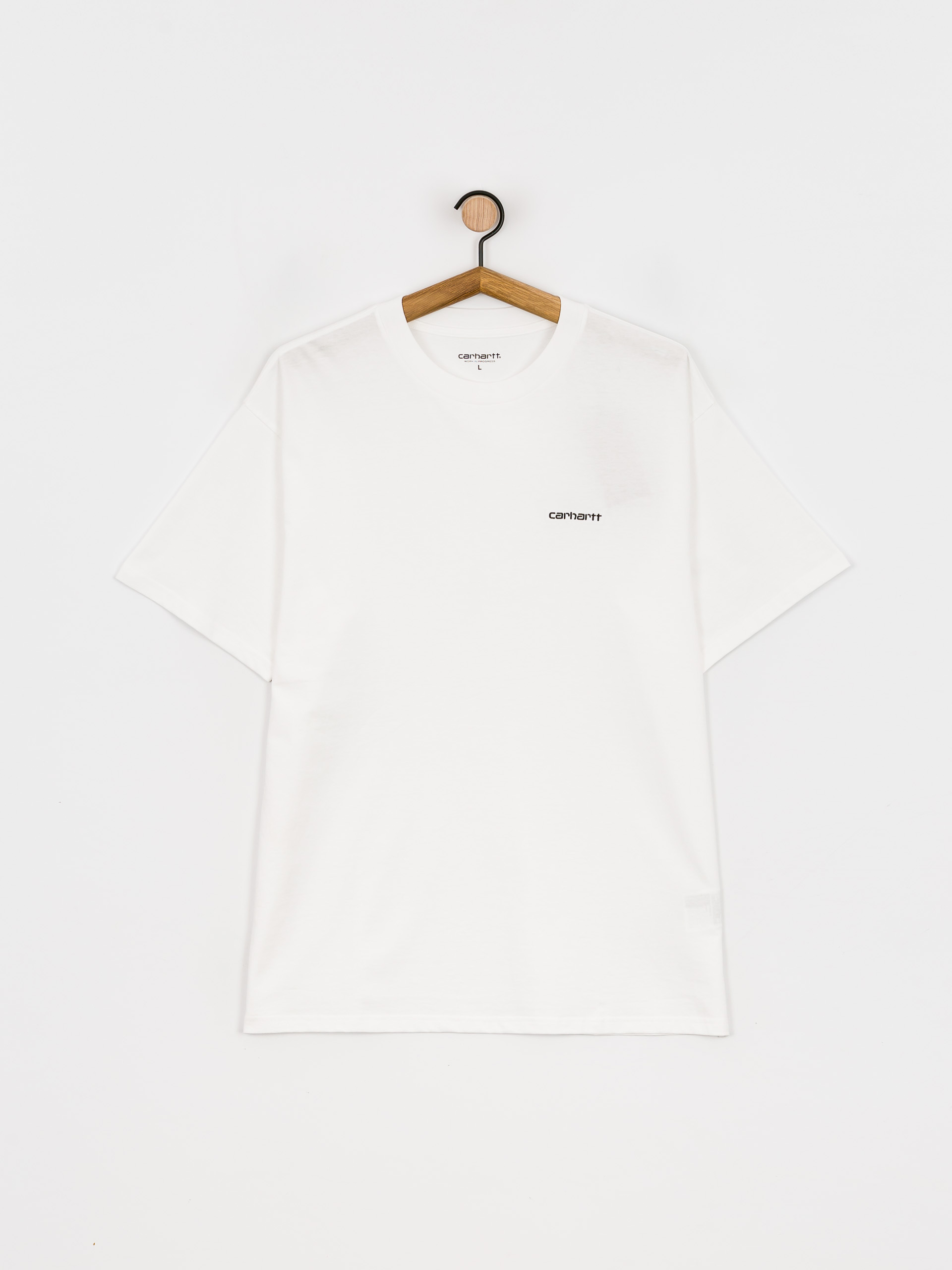 Tricou Carhartt WIP Script Embroidery (white/black)