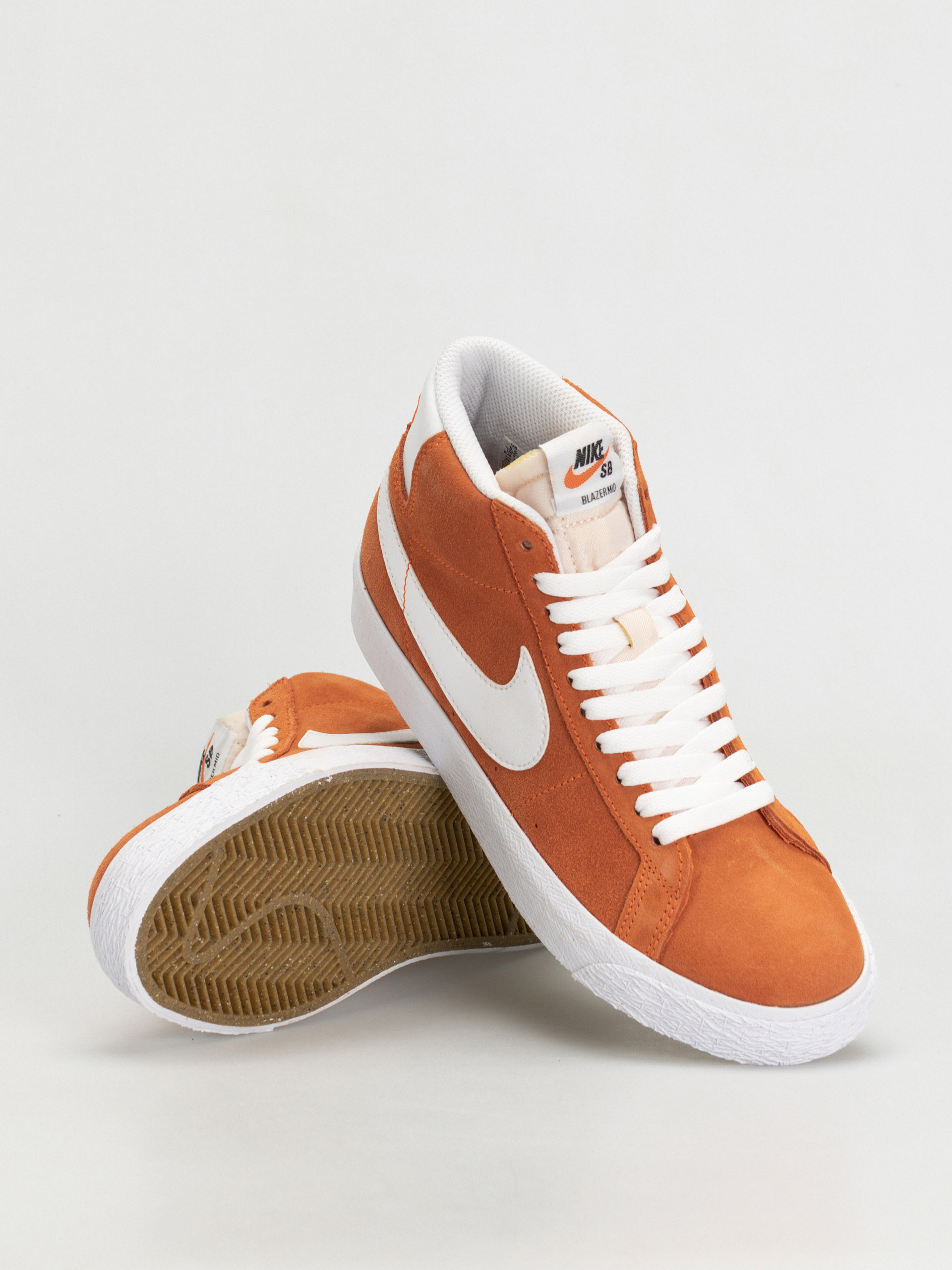 Pantofi Nike SB Zoom Blazer Mid (safety orange/white safety orange white)