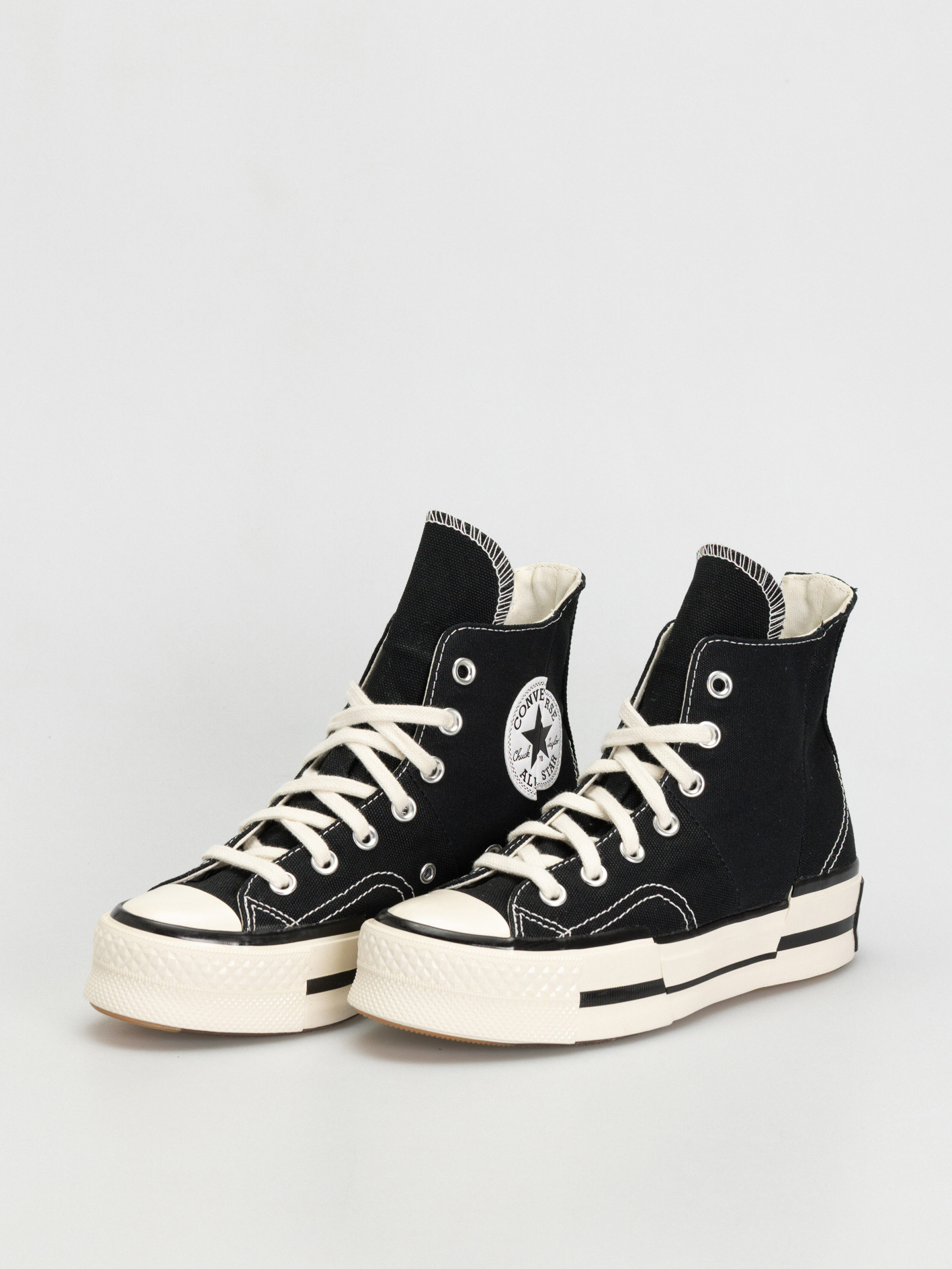 Teniși Converse Chuck 70 Plus Hi (black/egret/black)