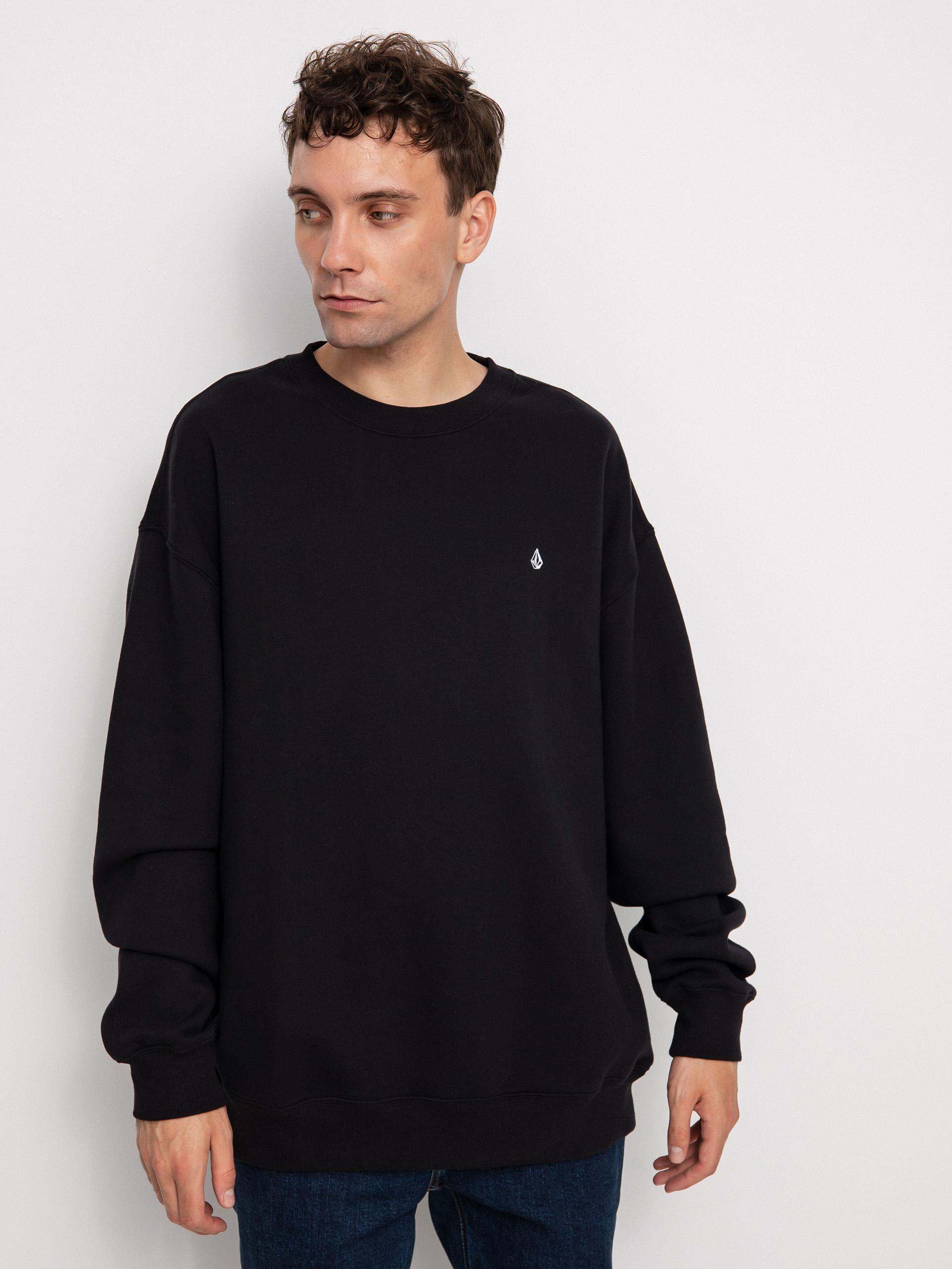 Hanorac Volcom Single Stone Crew (black)
