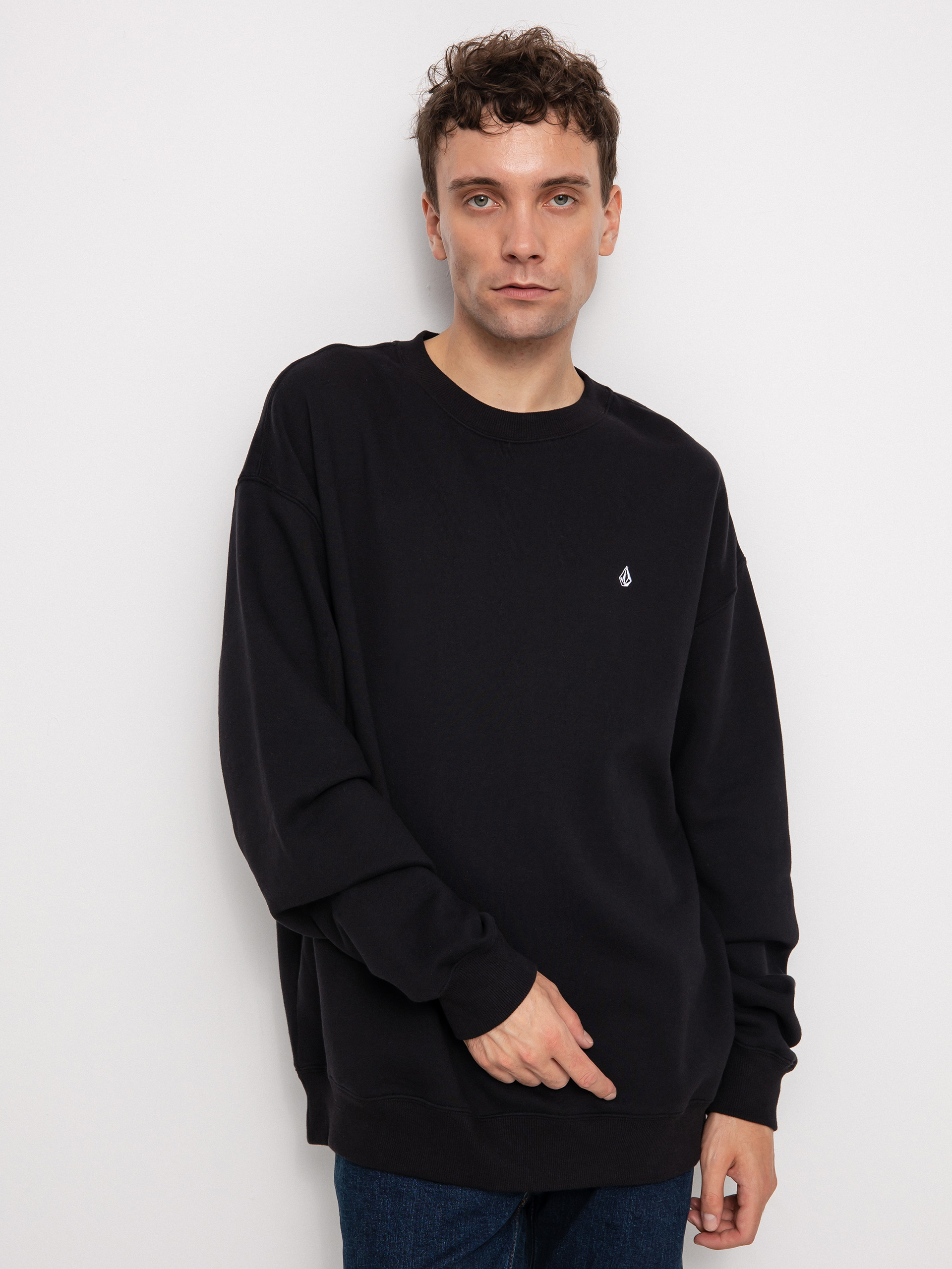 Hanorac Volcom Single Stone Crew (black)