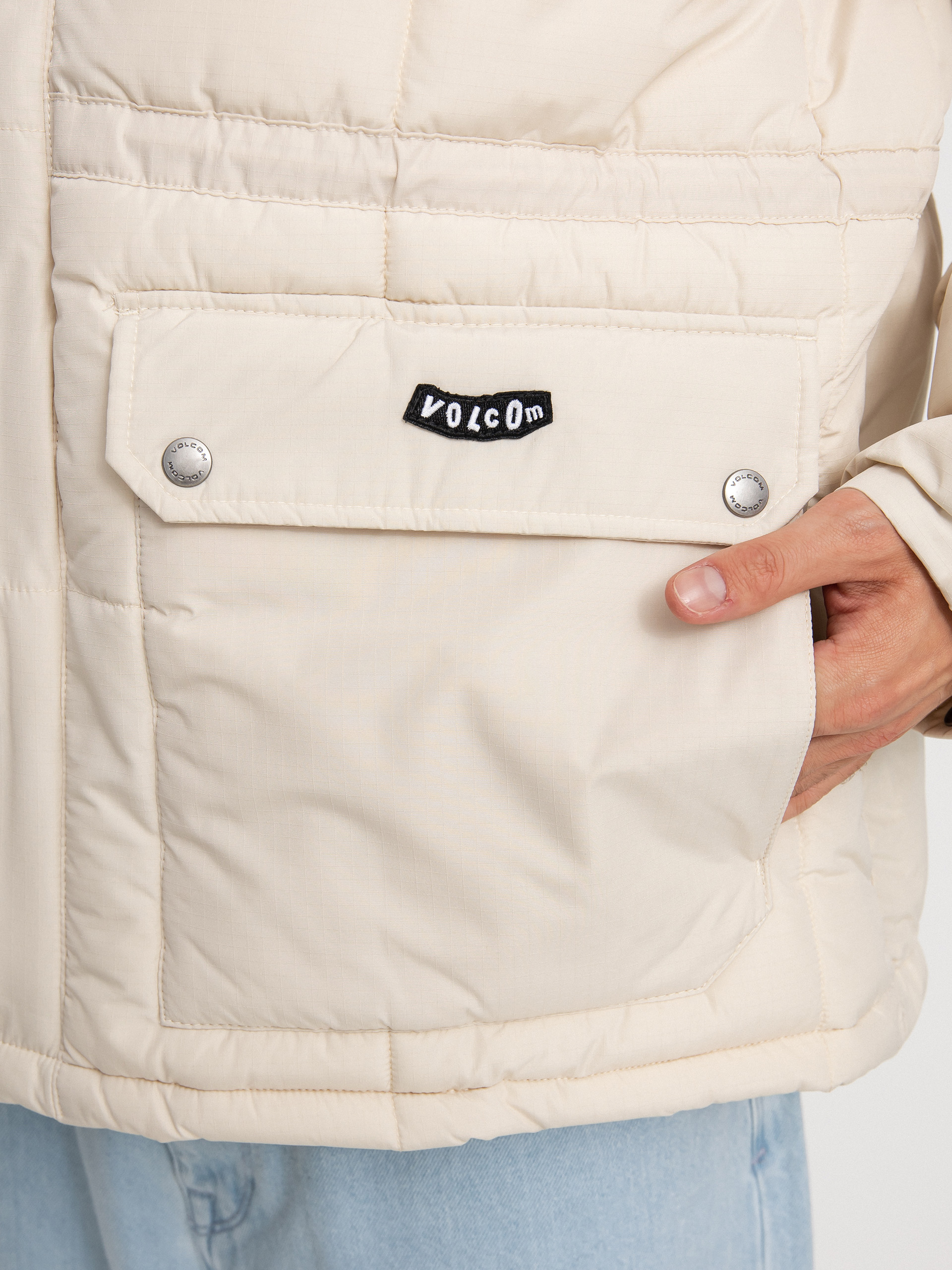 Geacă Volcom Superstoner 5K (whitecap grey)