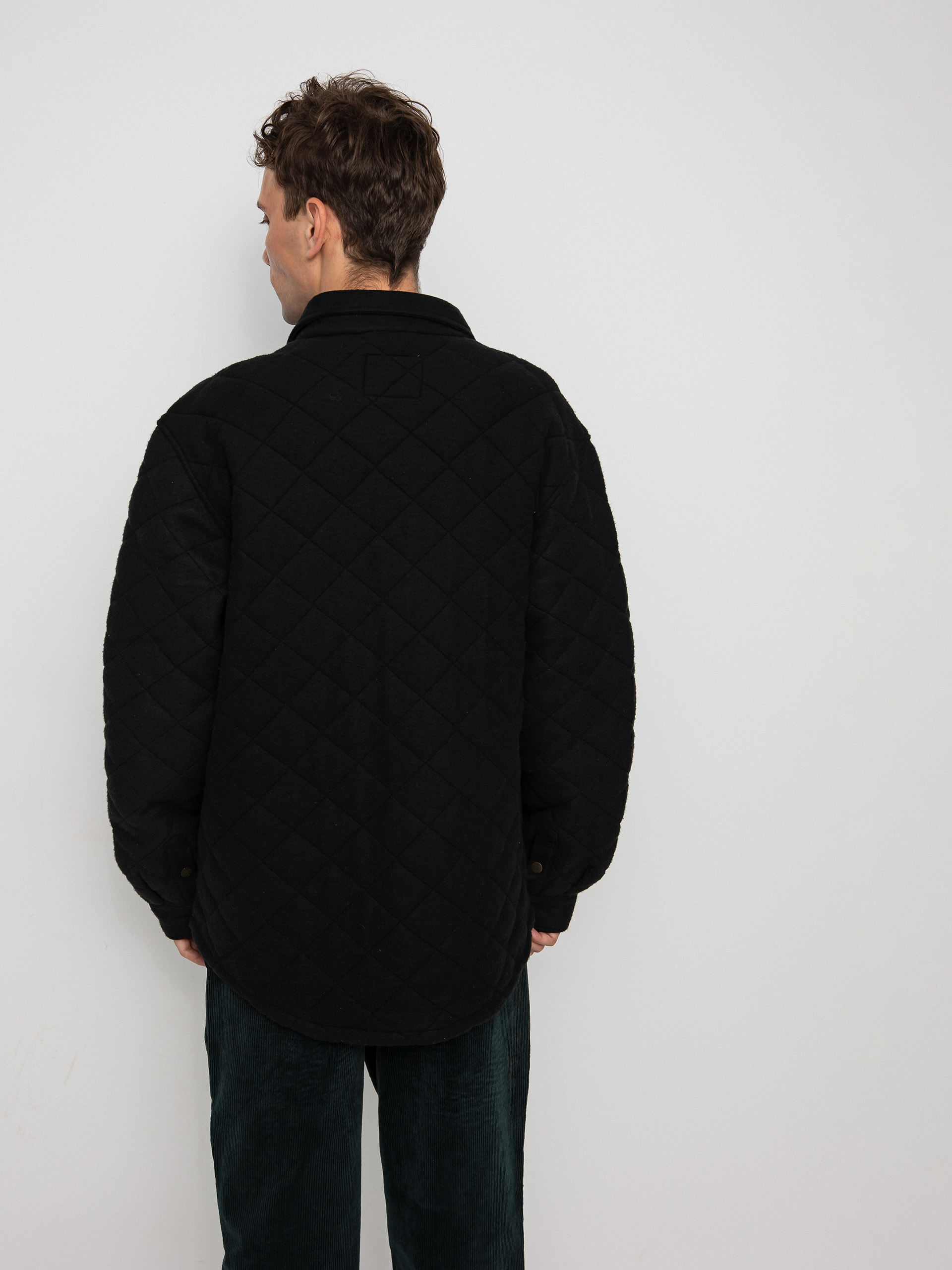 Geacă Brixton Coors Cass Quilted Fleece (black)