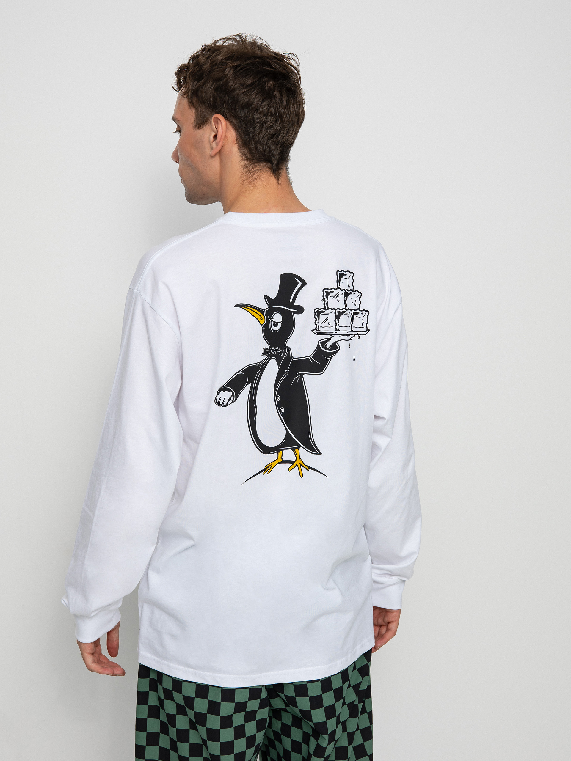 Longsleeve Vans Checkerboard Research (checkerboard research white)
