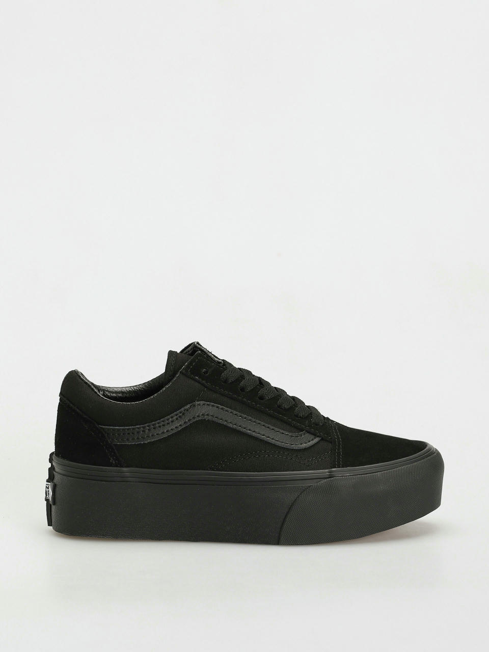 Pantofi Vans Old Skool Stackform (suede/canvas black/black)