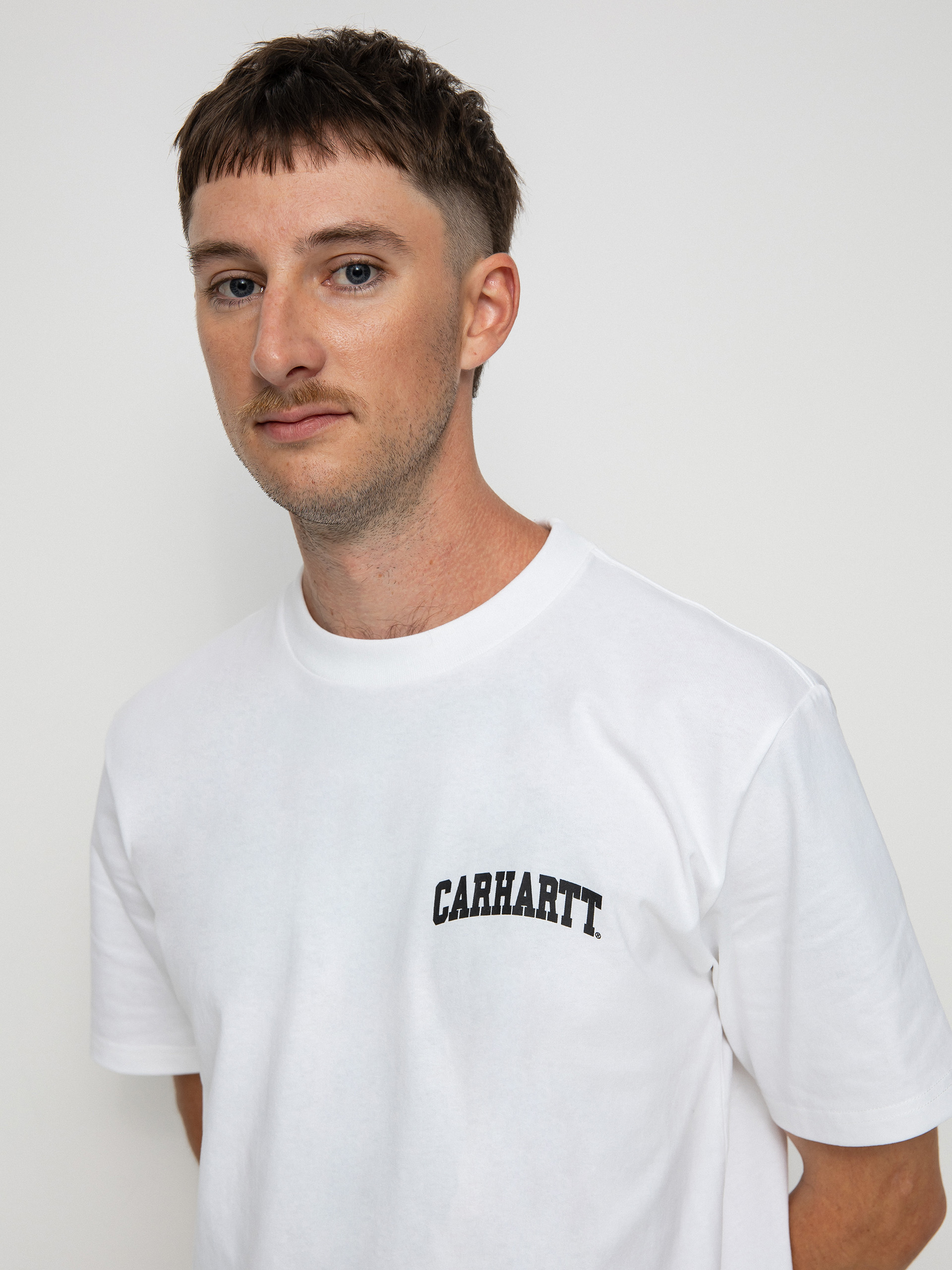 Tricou Carhartt WIP University Script (white/black)