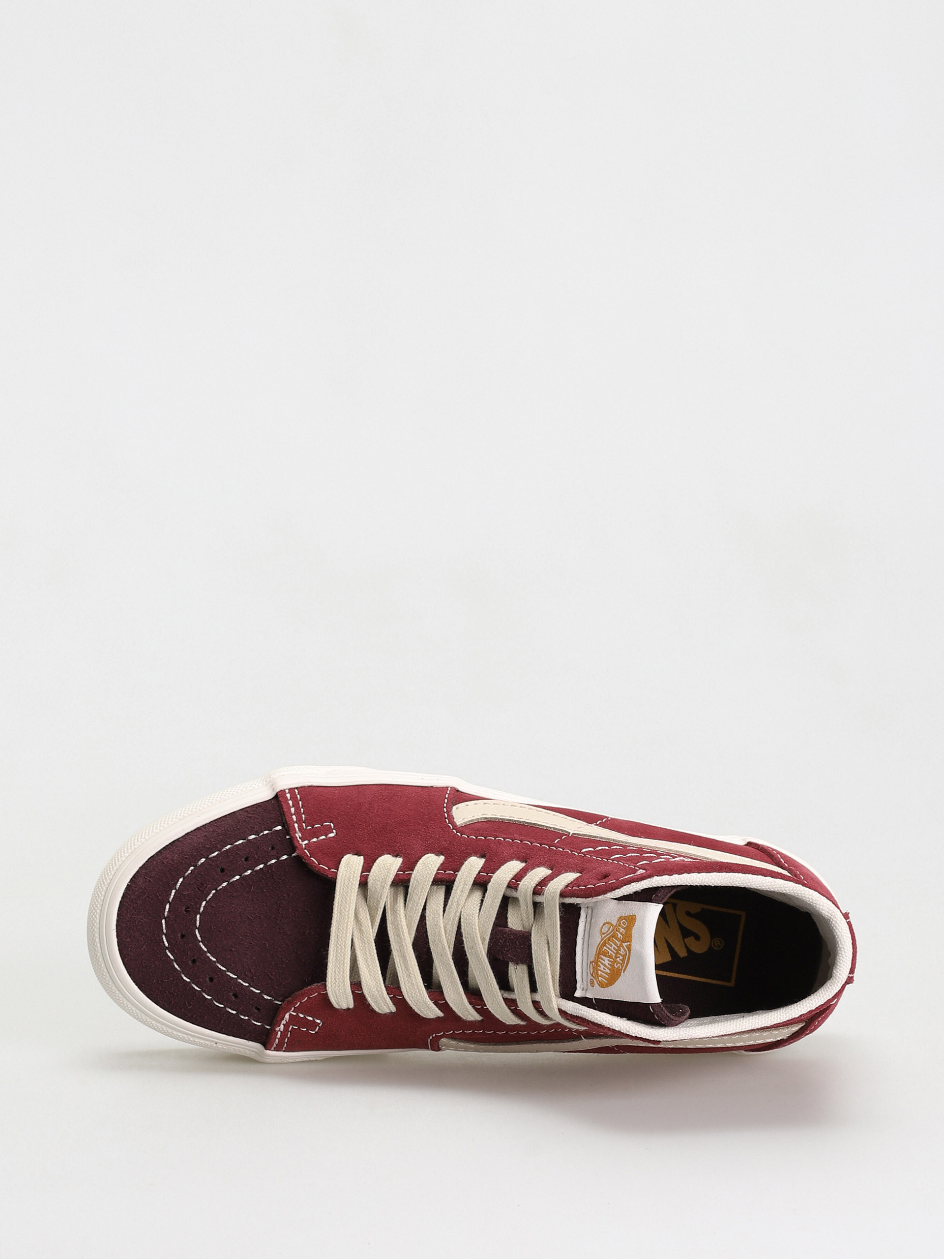 Pantofi Vans Sk8 Hi Tapered Stackform (varsity suede tawny port)