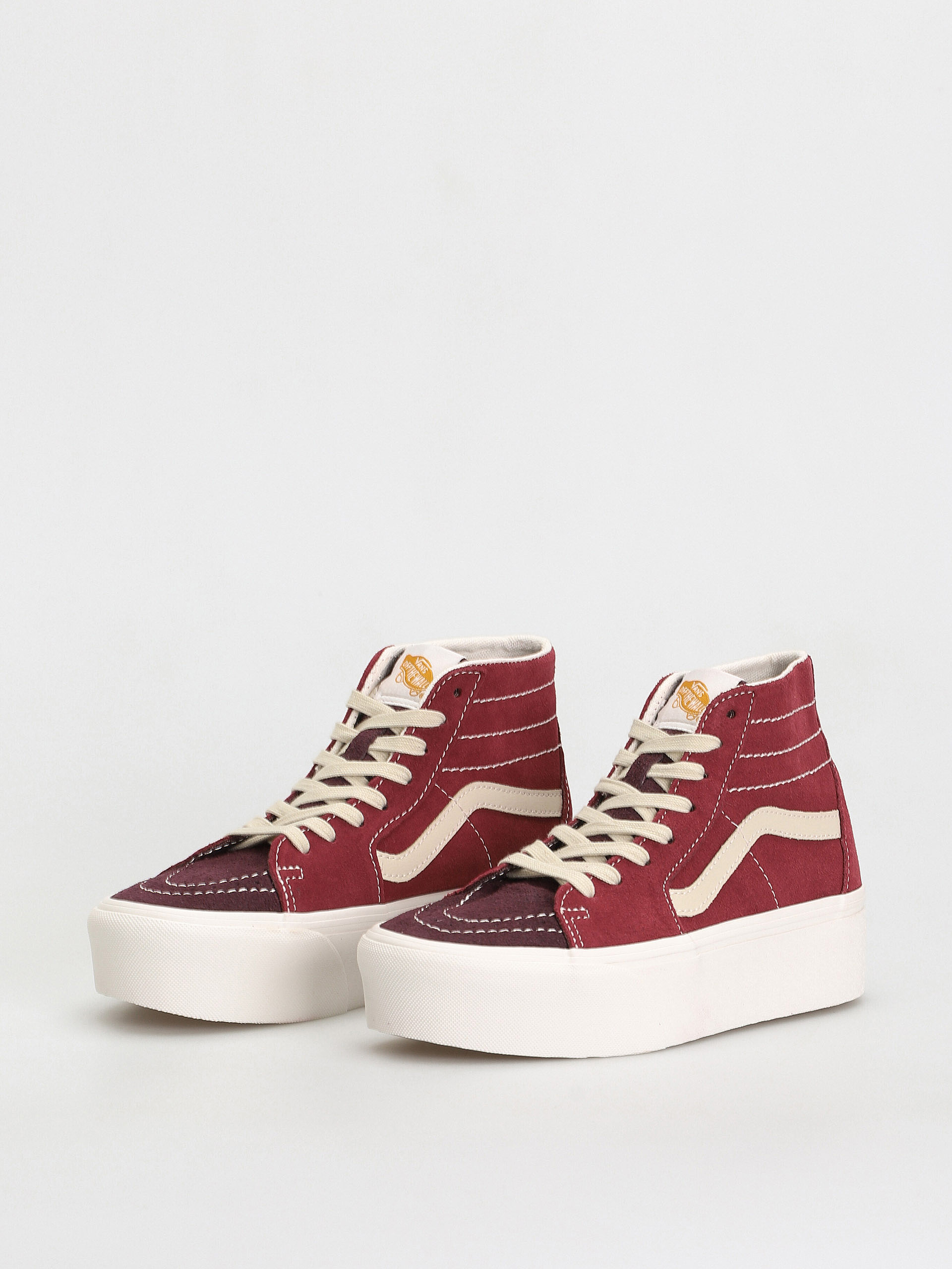 Pantofi Vans Sk8 Hi Tapered Stackform (varsity suede tawny port)