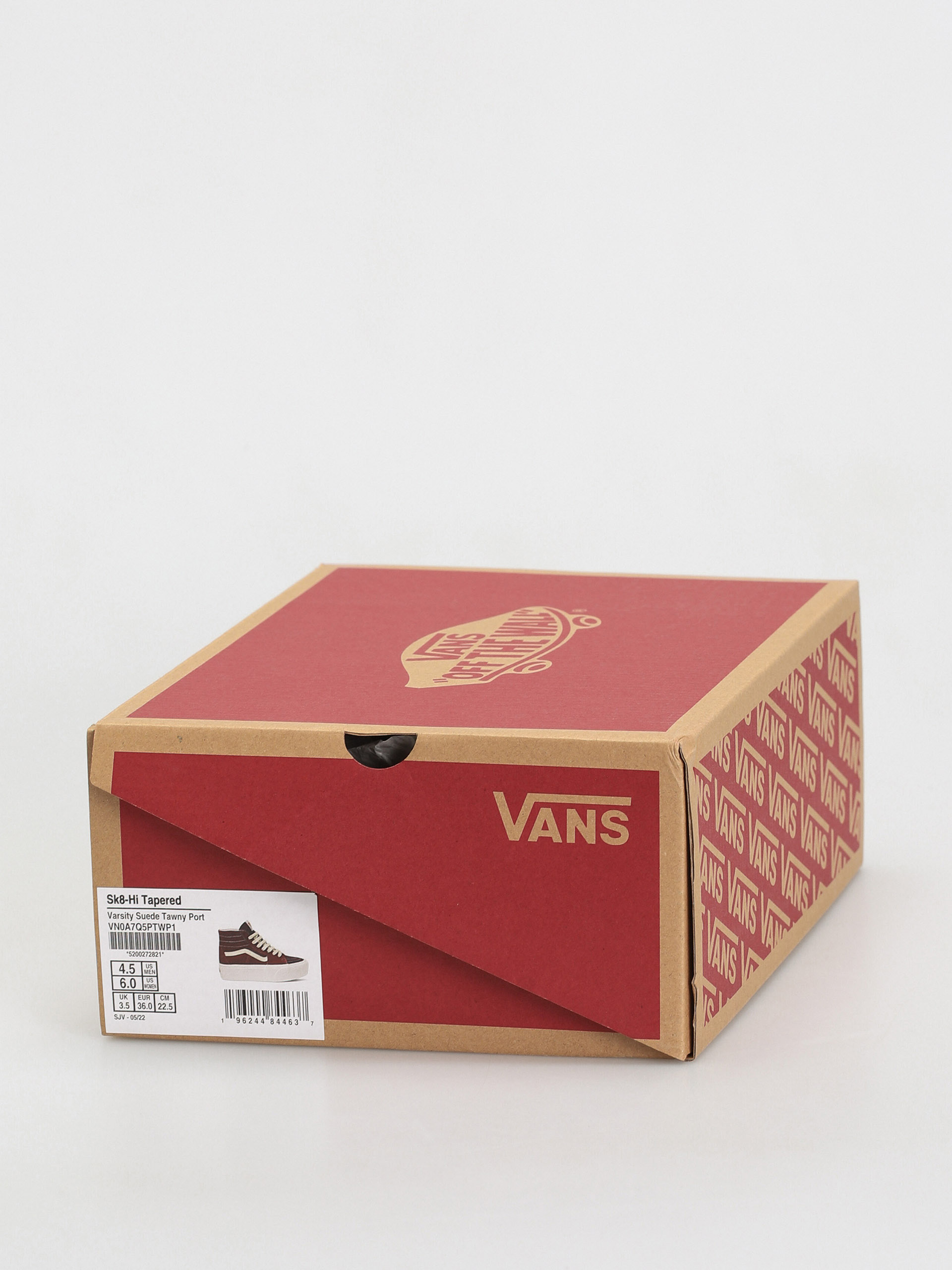 Pantofi Vans Sk8 Hi Tapered Stackform (varsity suede tawny port)
