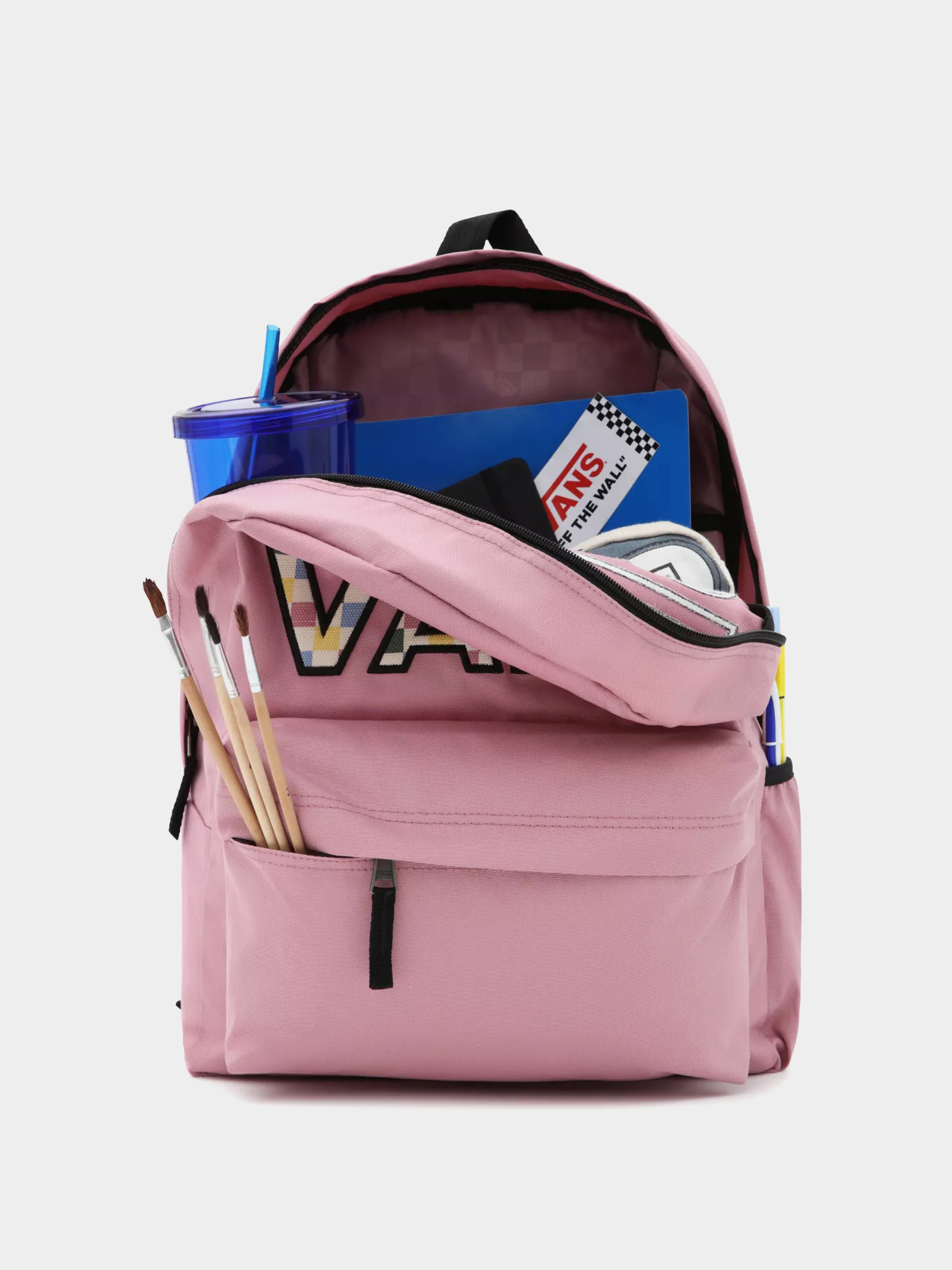 Rucsac Vans Realm Flying V Wmn (multi color check lilas)