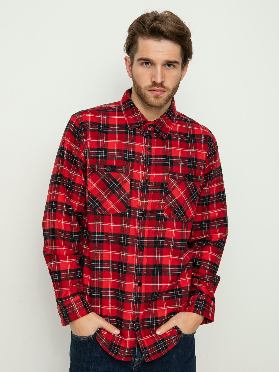 Cămașă Burton Favorite Flannel (tomato bradley plaid)