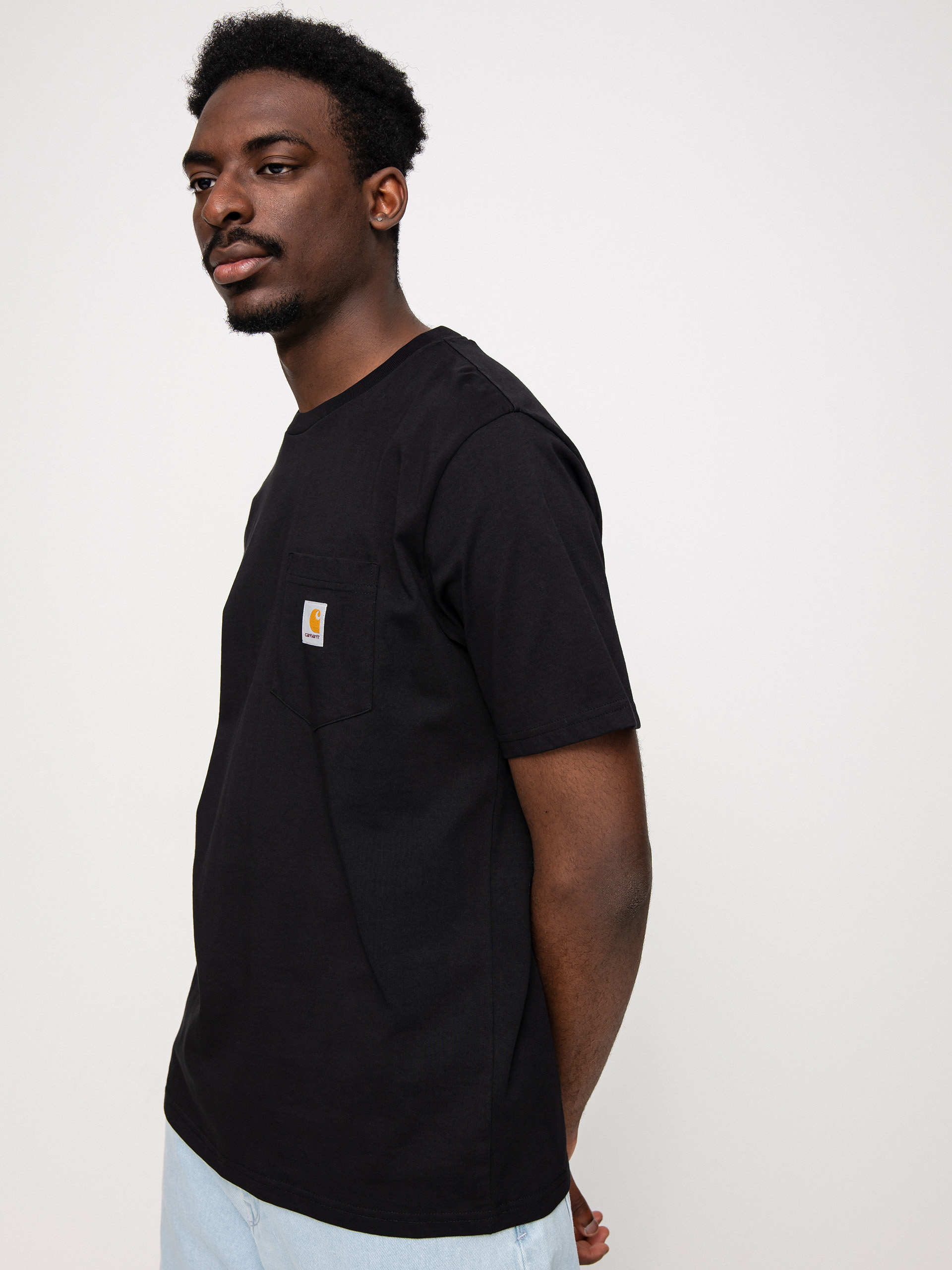 Tricou Carhartt WIP Pocket - negru (black)