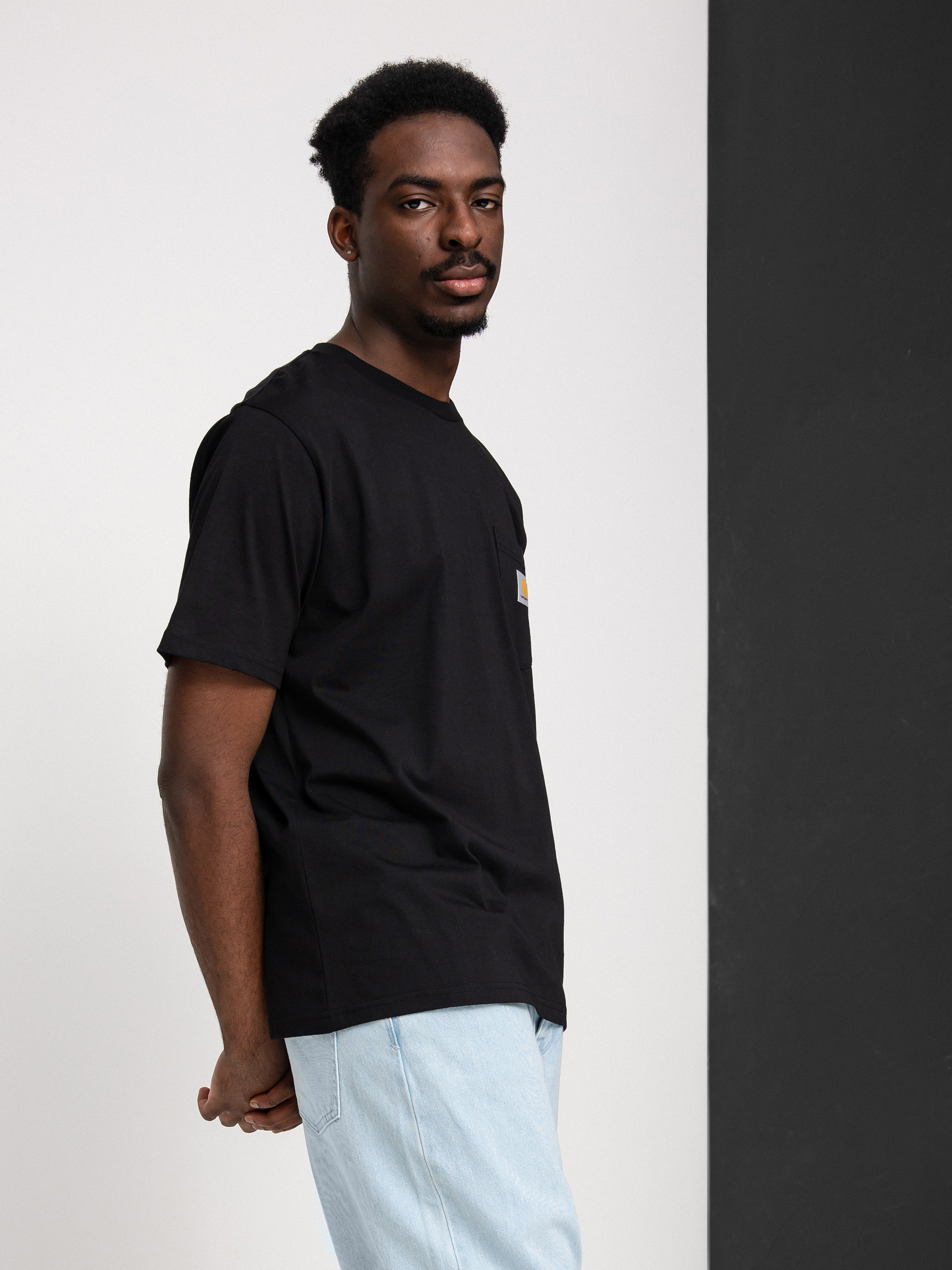 Tricou Carhartt WIP Pocket - negru (black)