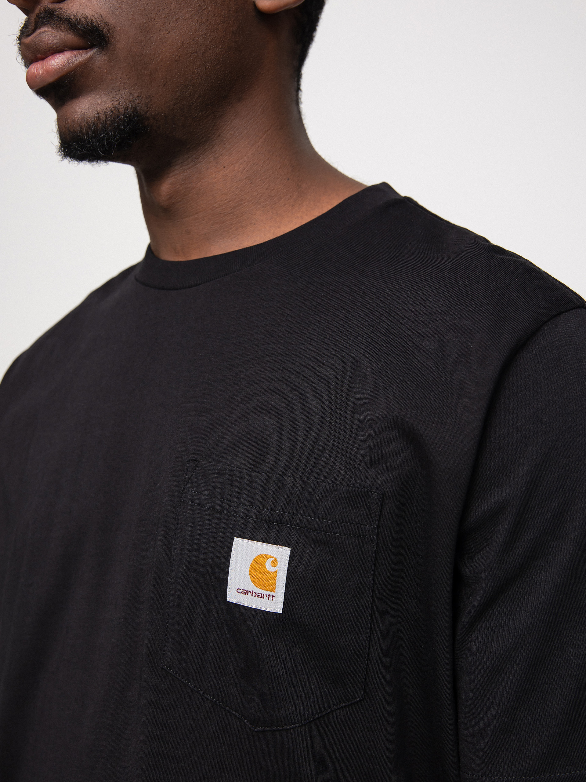 Tricou Carhartt WIP Pocket (black)