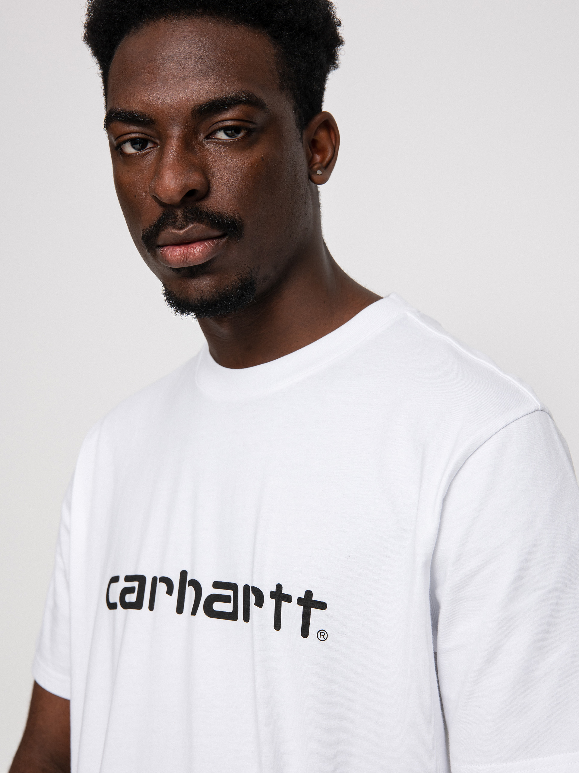 Tricou Carhartt WIP Script (white/black)