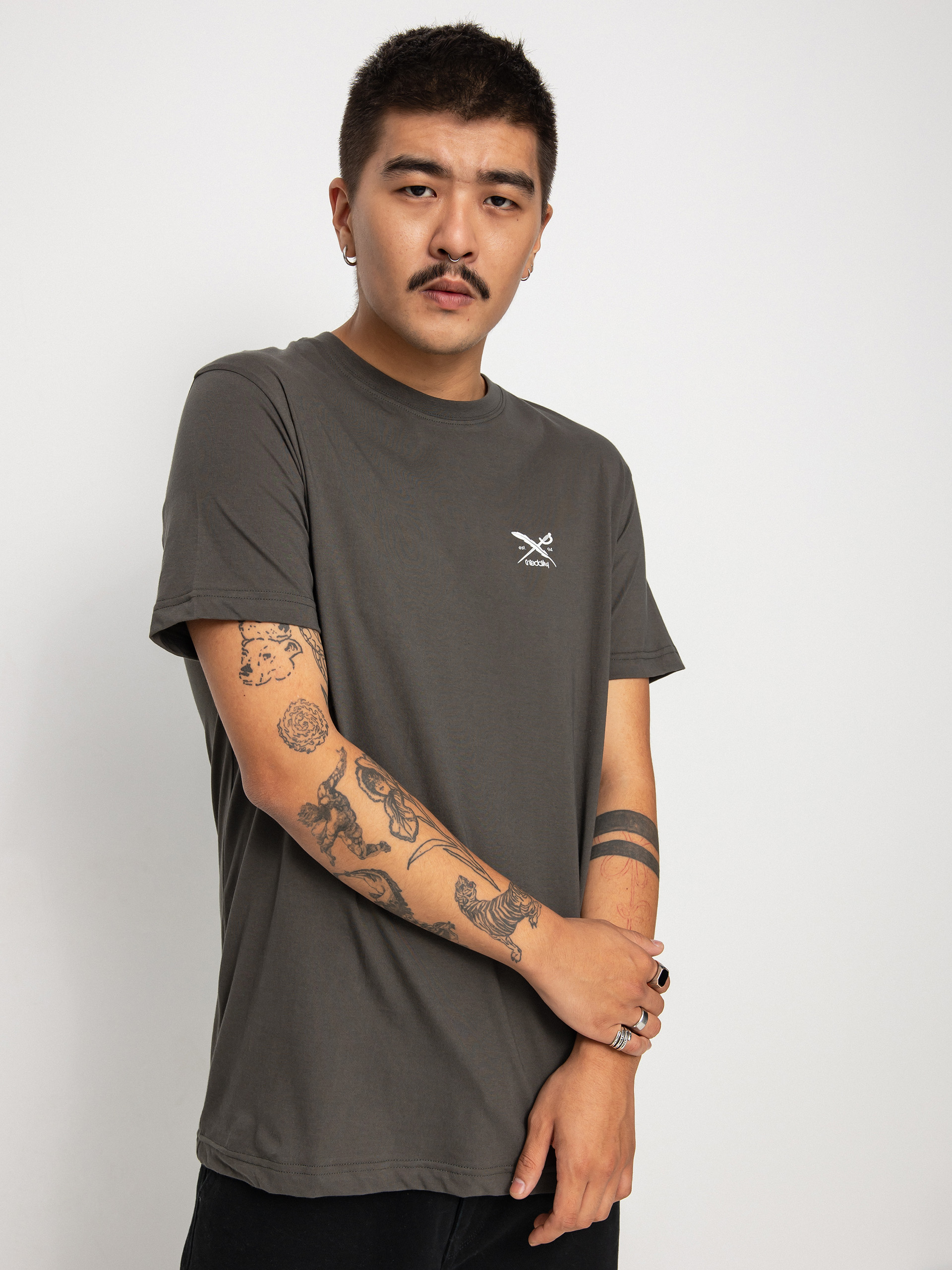 Tricou Iriedaily Chestflag (night olive)