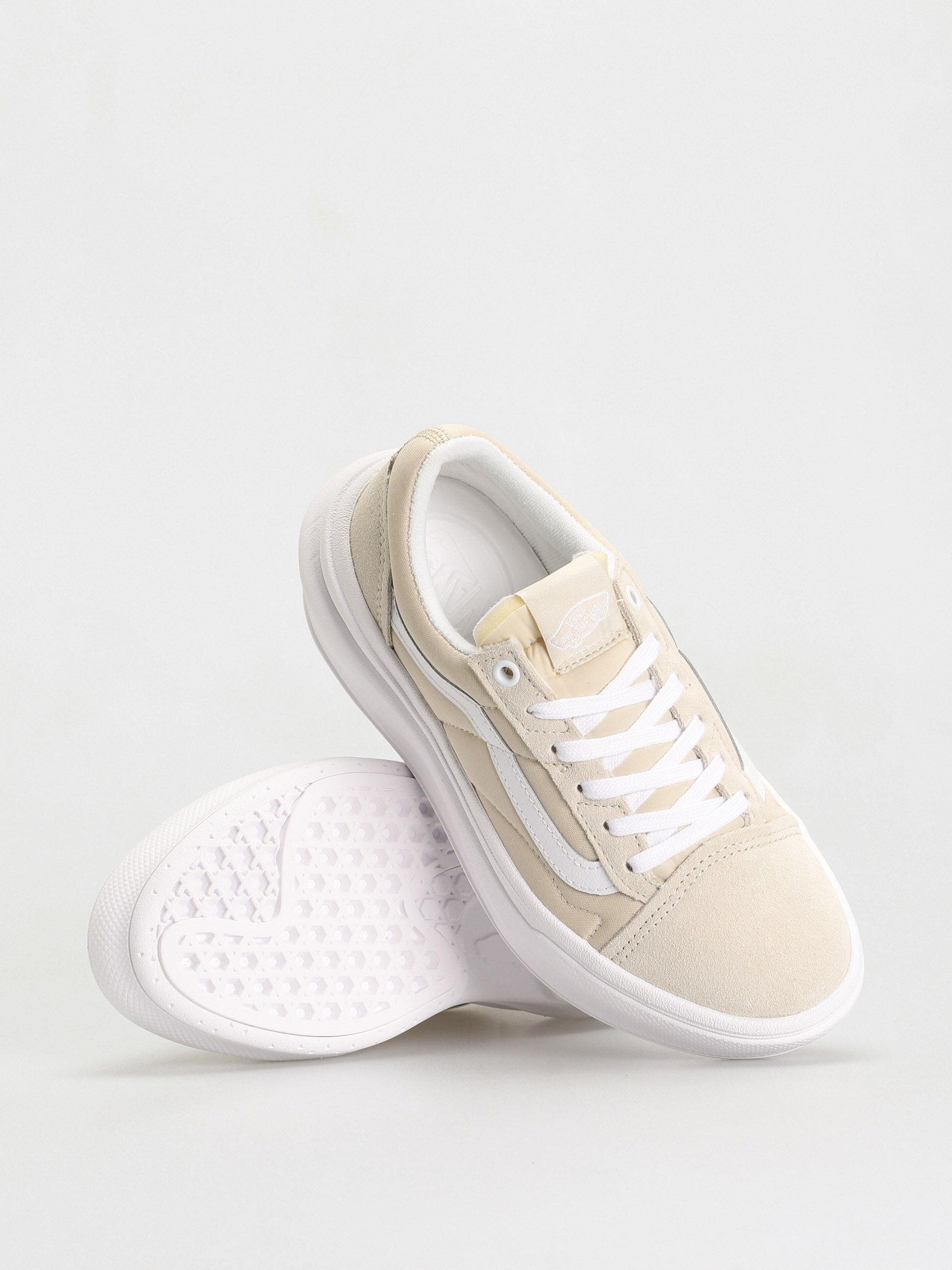 Pantofi Vans Old Skool Overt CC (sand/white)