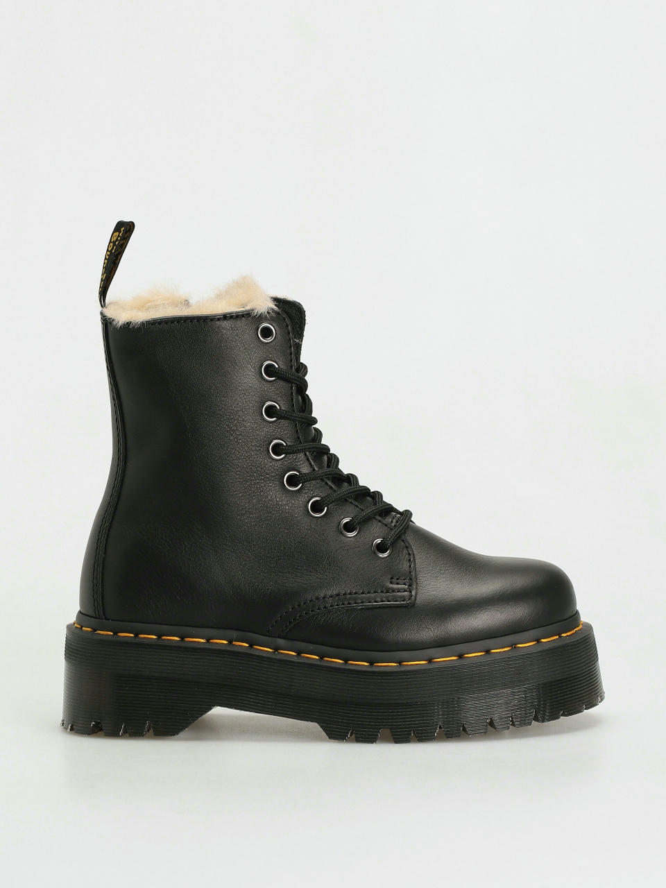 Pantofi Dr. Martens Jadon FL Wmn (black pisa natural em toby 900g)