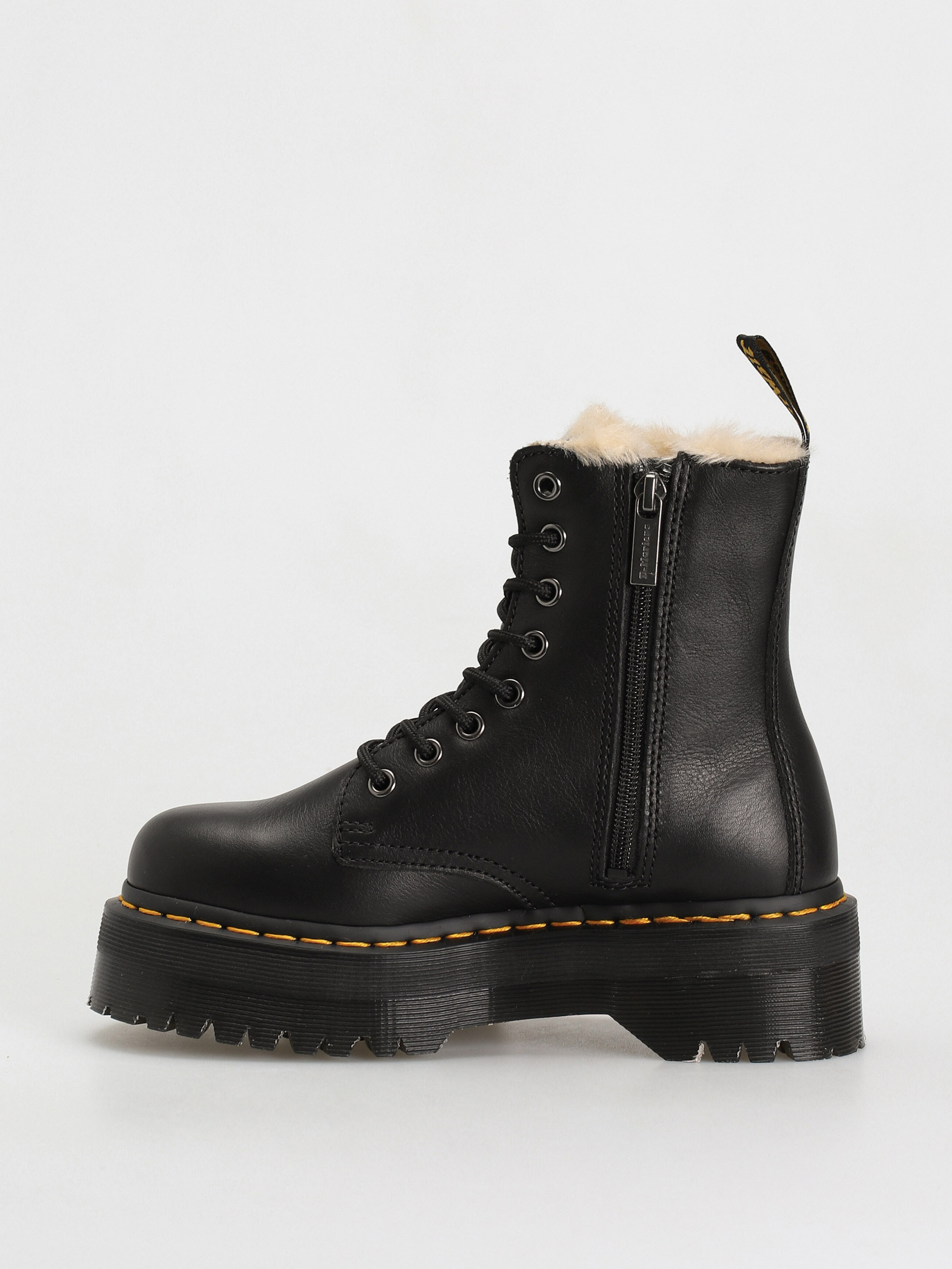 Pantofi Dr. Martens Jadon FL Wmn (black pisa natural em toby 900g)