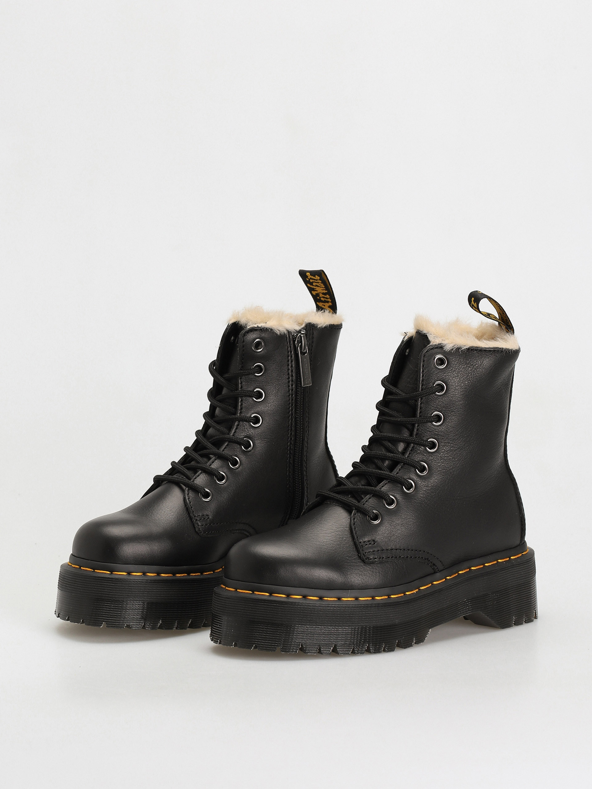Pantofi Dr. Martens Jadon FL Wmn (black pisa natural em toby 900g)