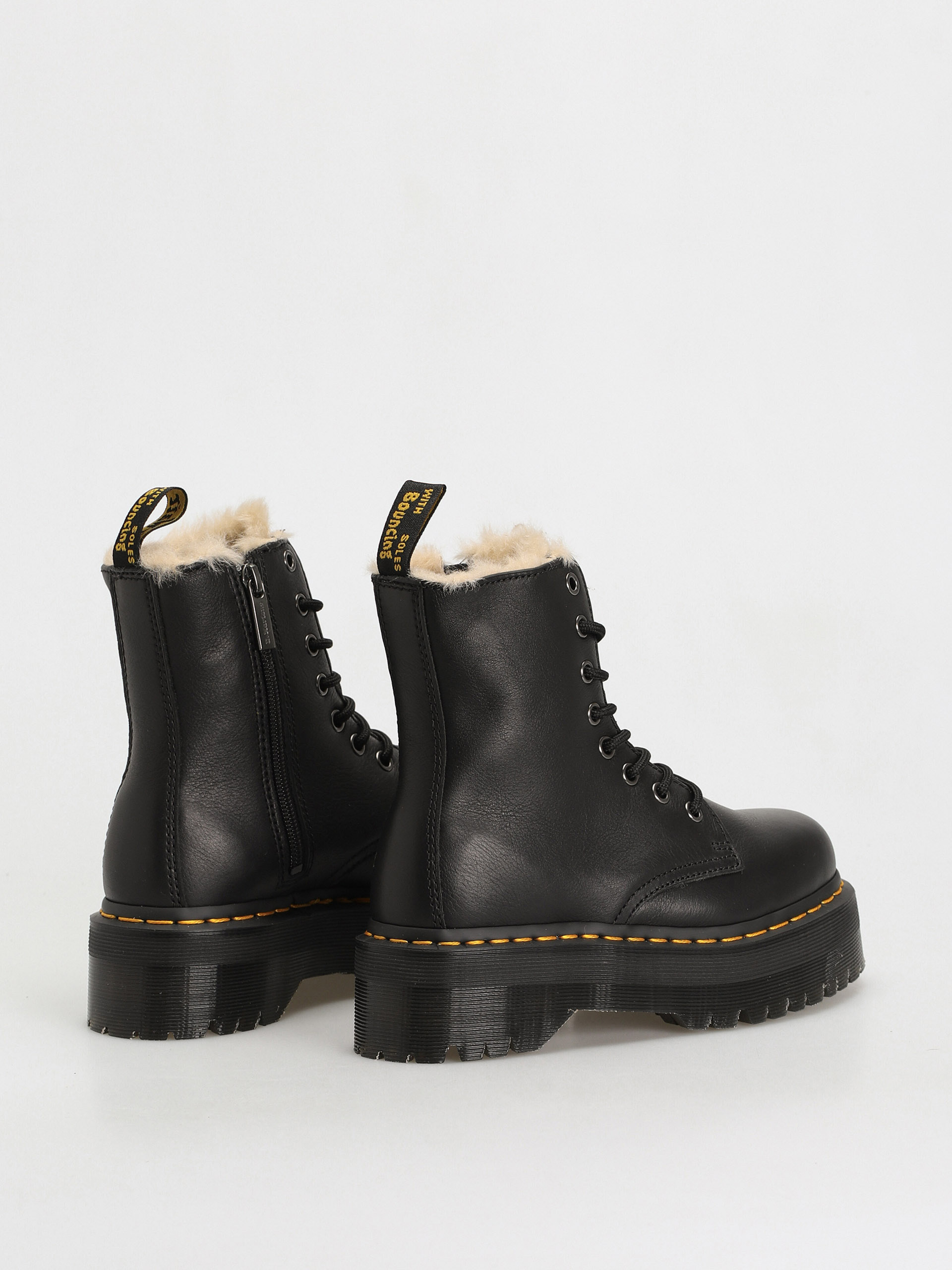 Pantofi Dr. Martens Jadon FL Wmn (black pisa natural em toby 900g)