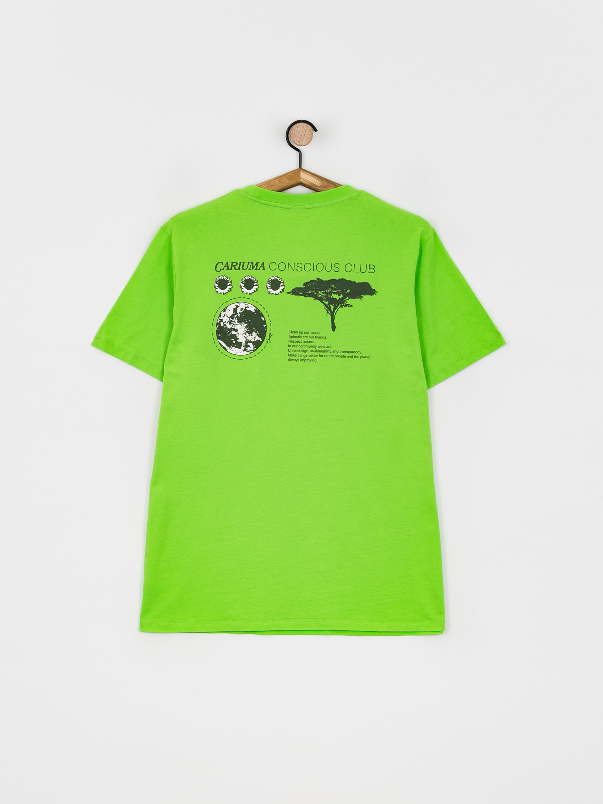 Tricou Cariuma Conscious Club (green)