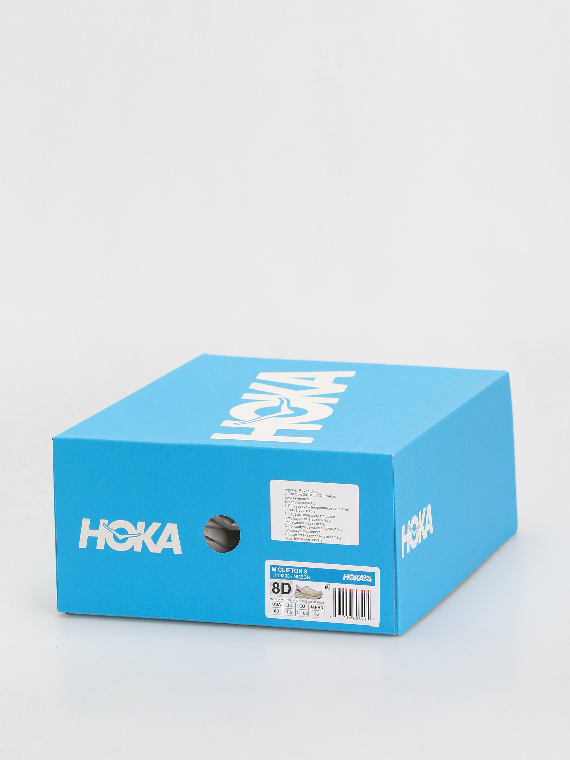 Pantofi Hoka One One Clifton 8 (nimbus cloud/blanc de blanc)
