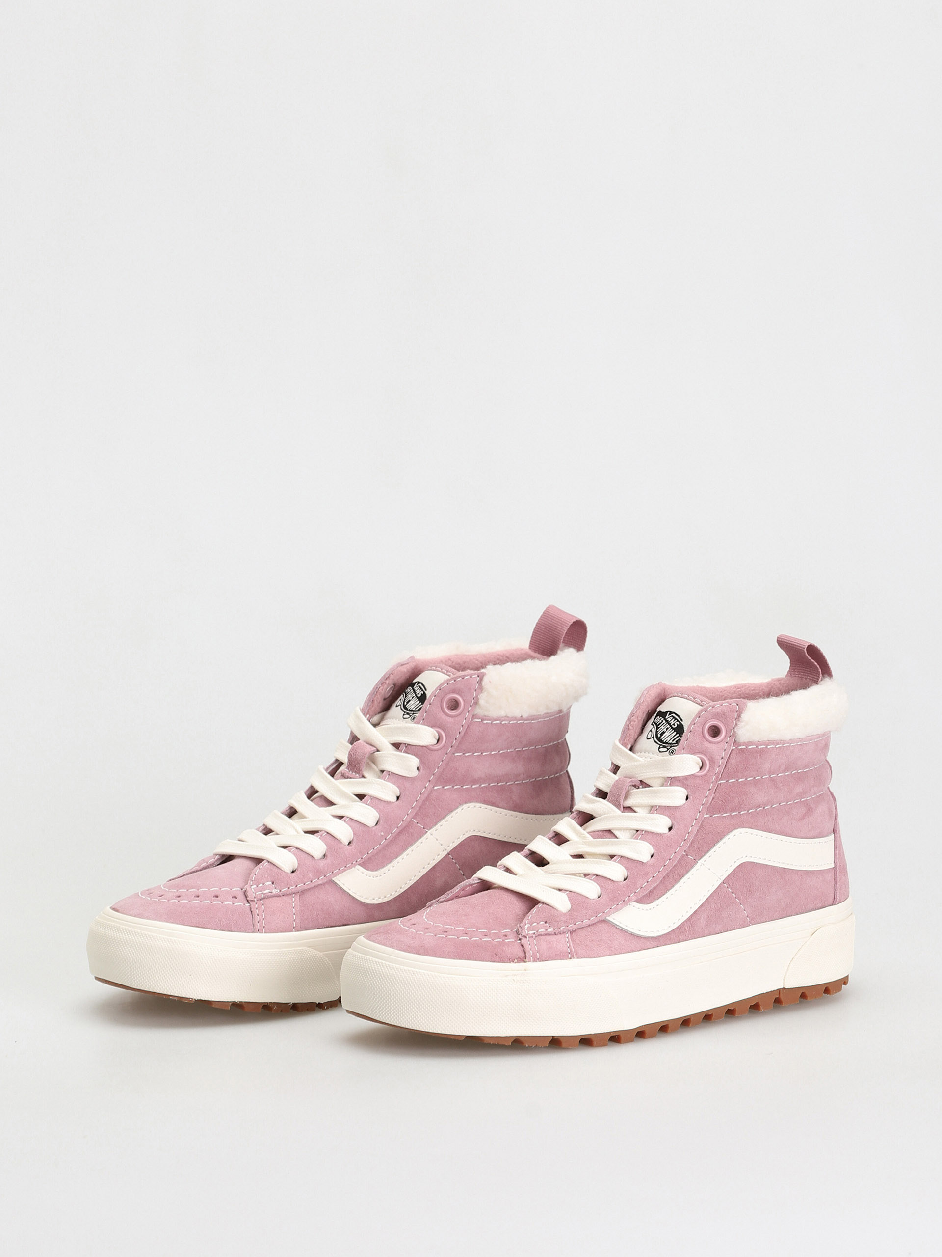 Pantofi Vans Sk8 Hi MTE 1 (suede/sherpa lilas)