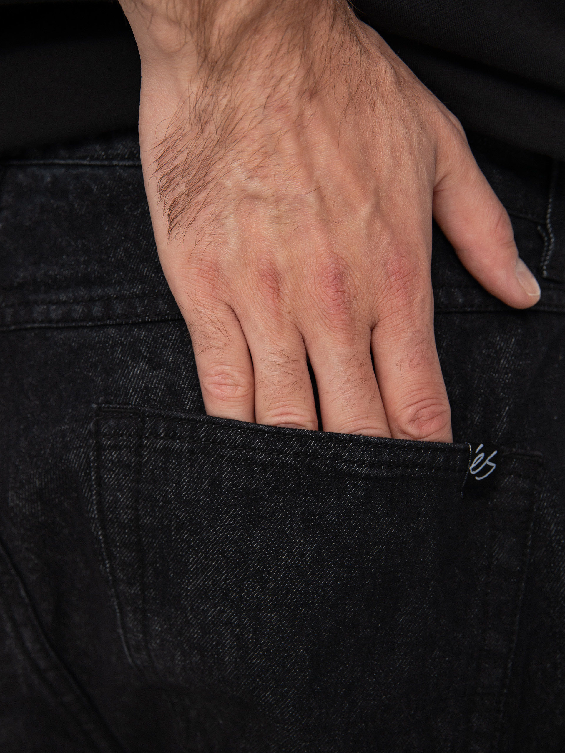 Pantaloni eS Baggy Denim (black wash)