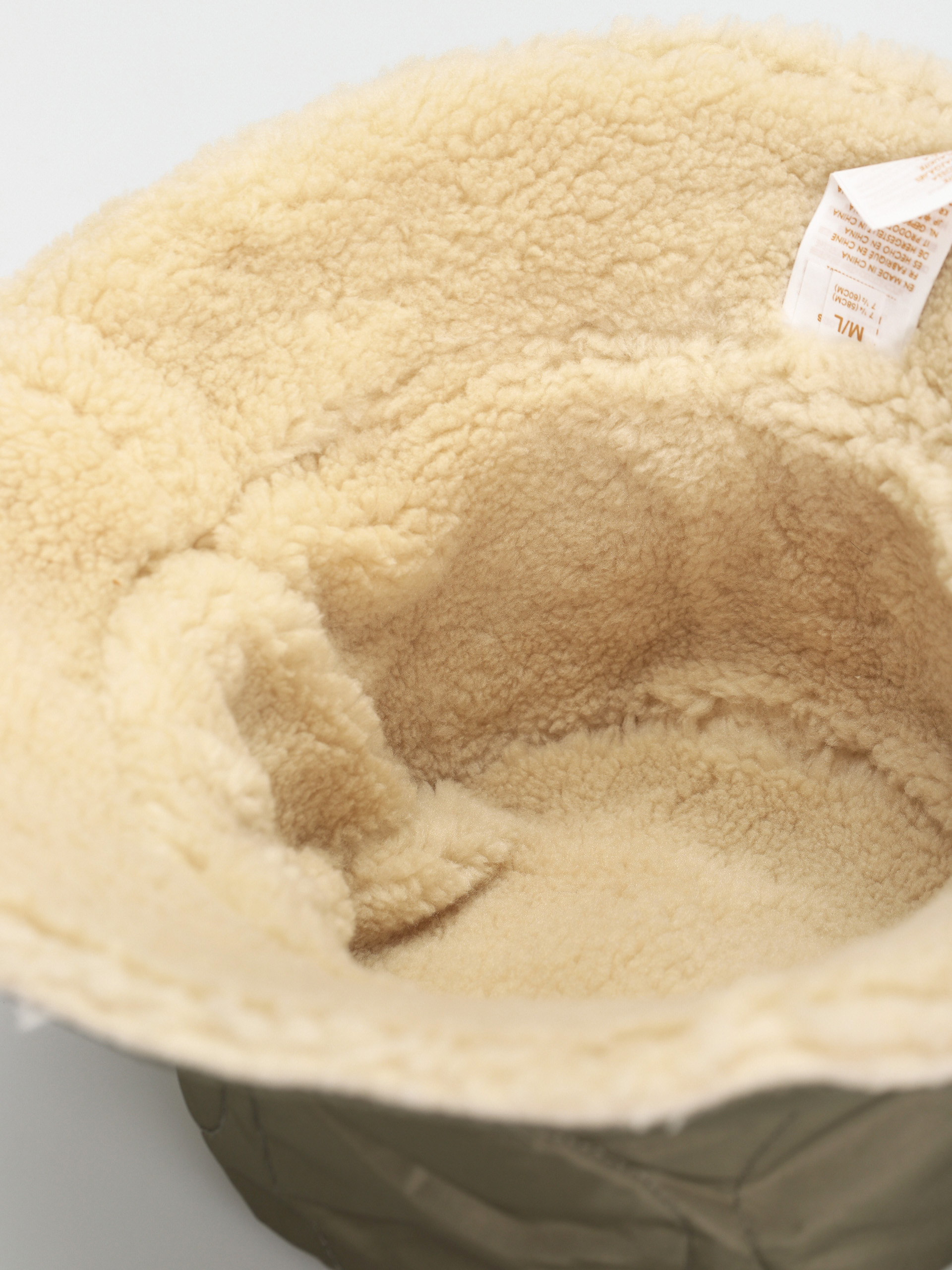 Pălărie Brixton Petra Reversible Bucket Hat Wmn (military olive/dove sherpa)