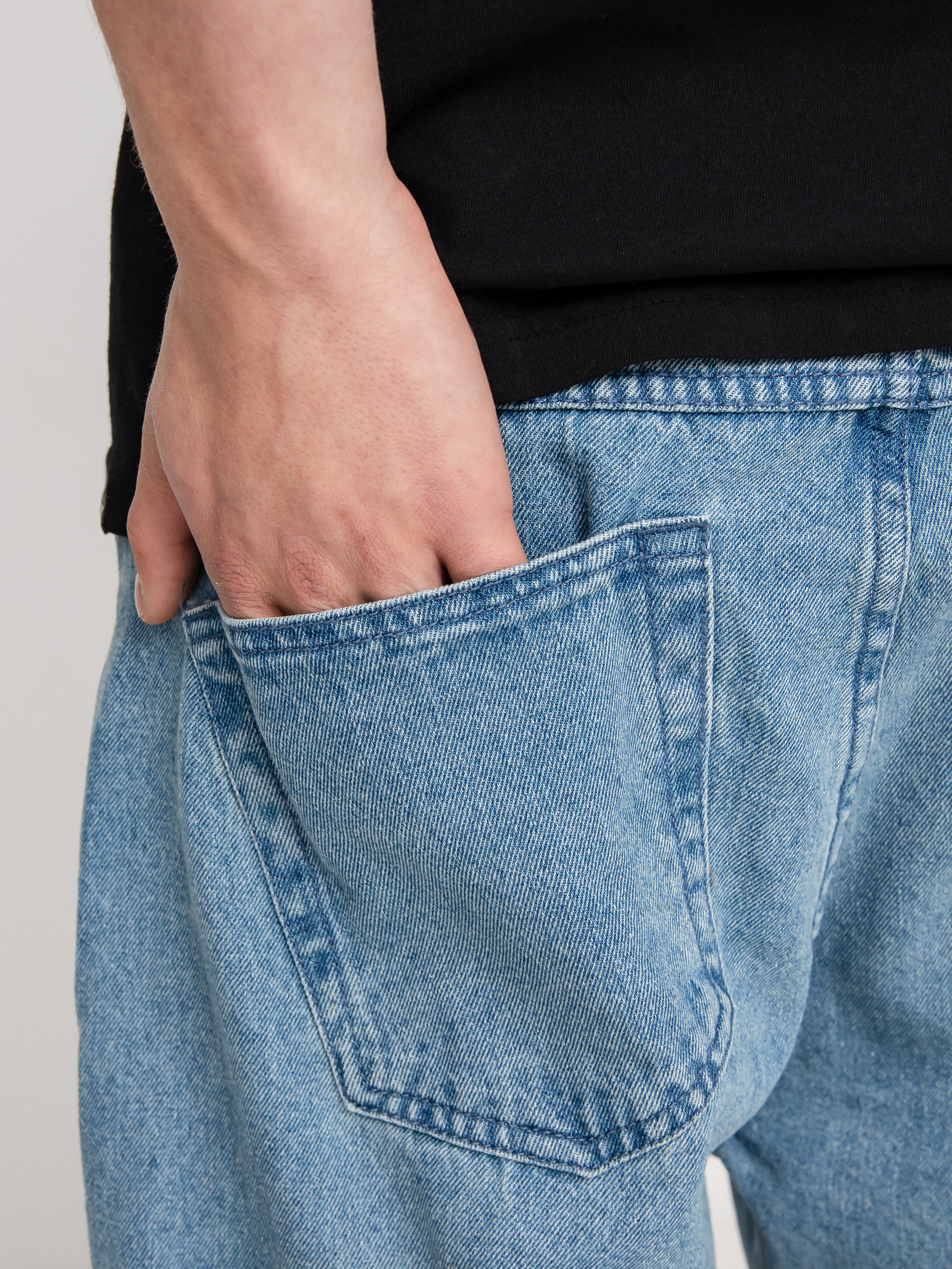 Pantaloni eS Baggy Denim (light blue)