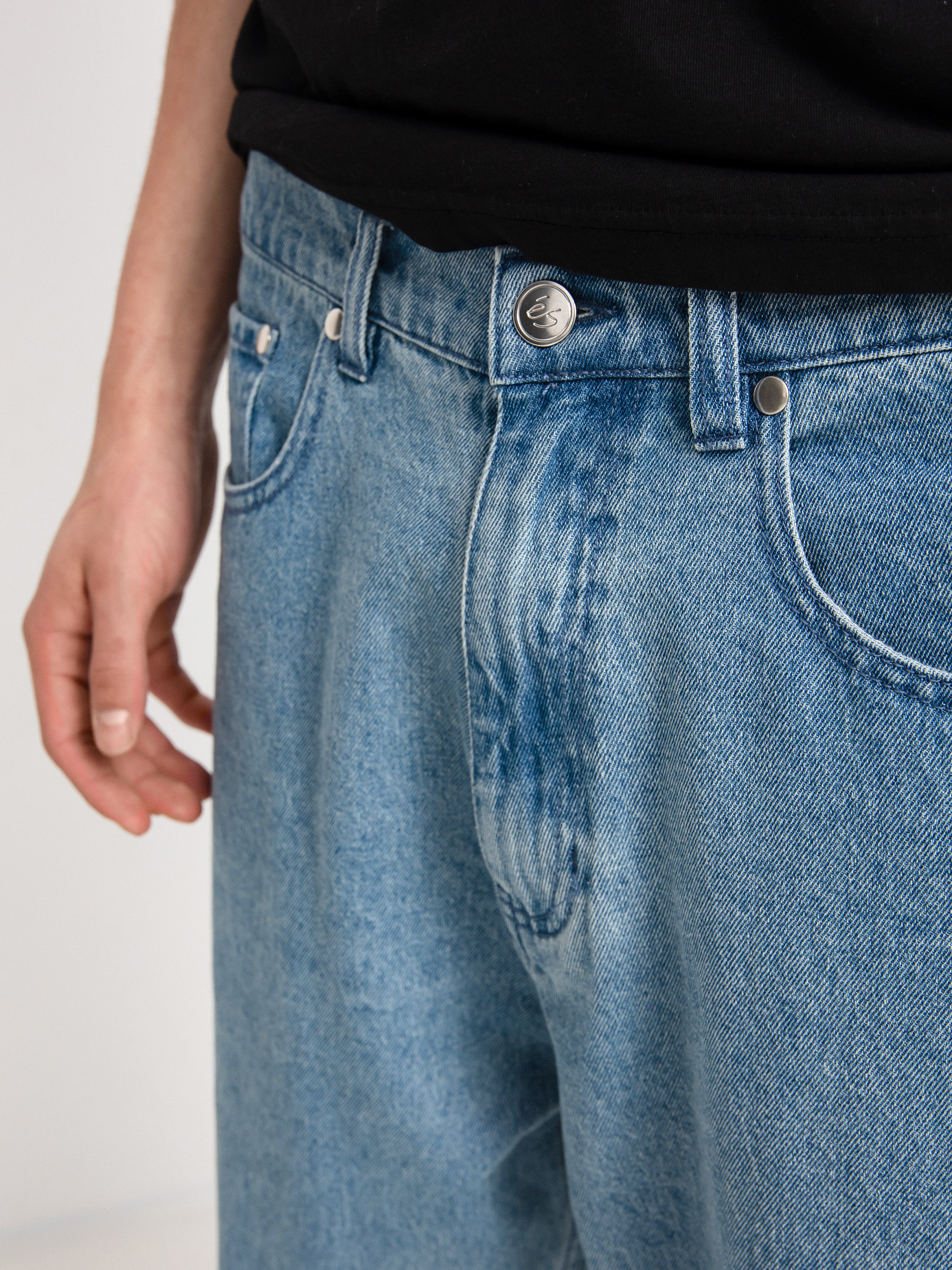 Pantaloni eS Baggy Denim (light blue)