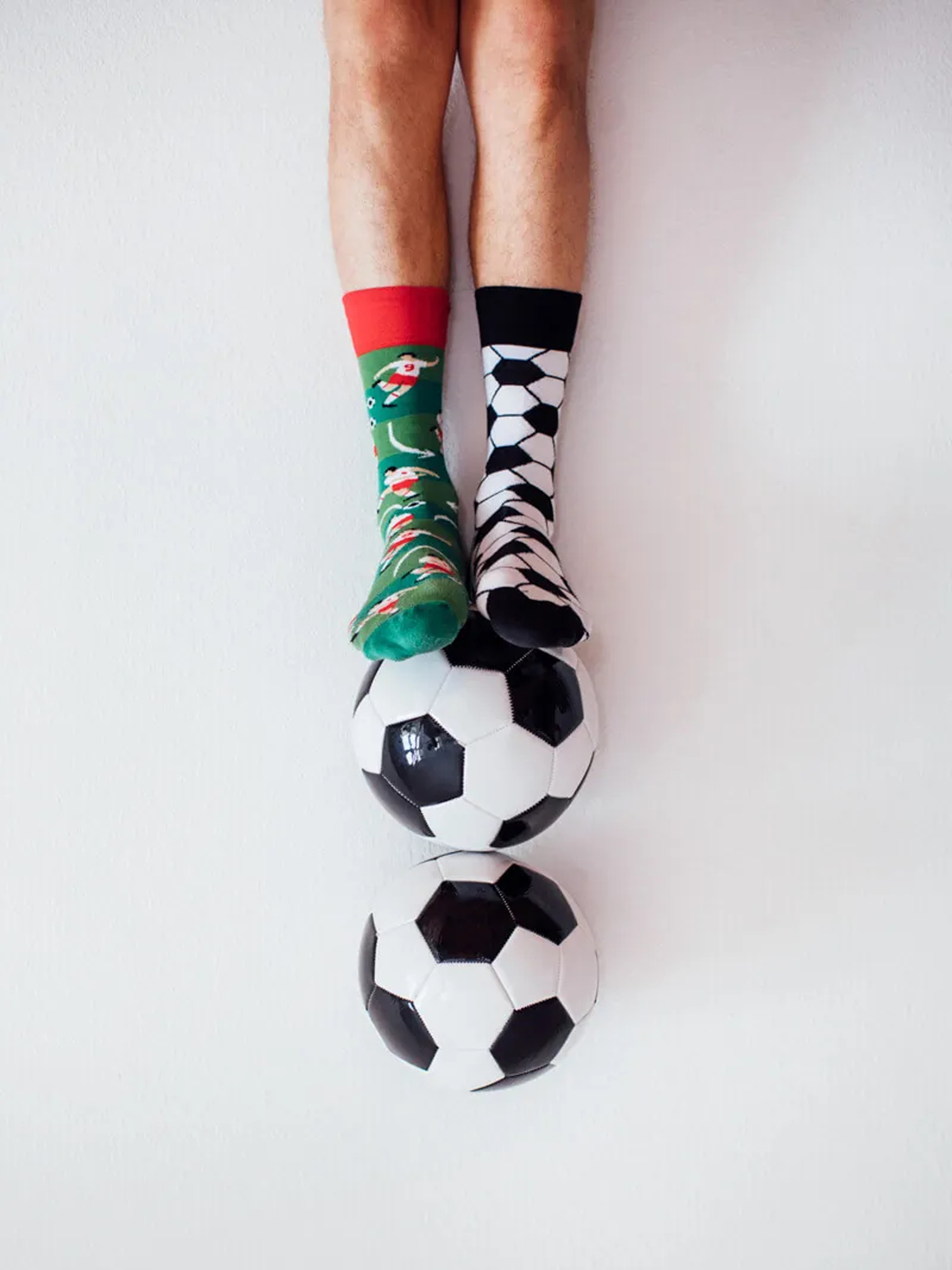 Șosete Many Mornings Football Fan (green/black/white)
