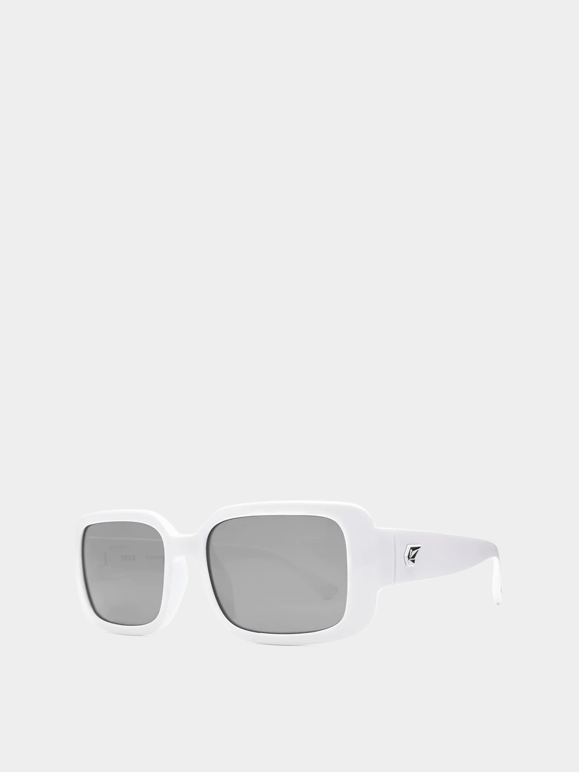 Ochelari de soare Volcom True (gloss white/gray silver flash)