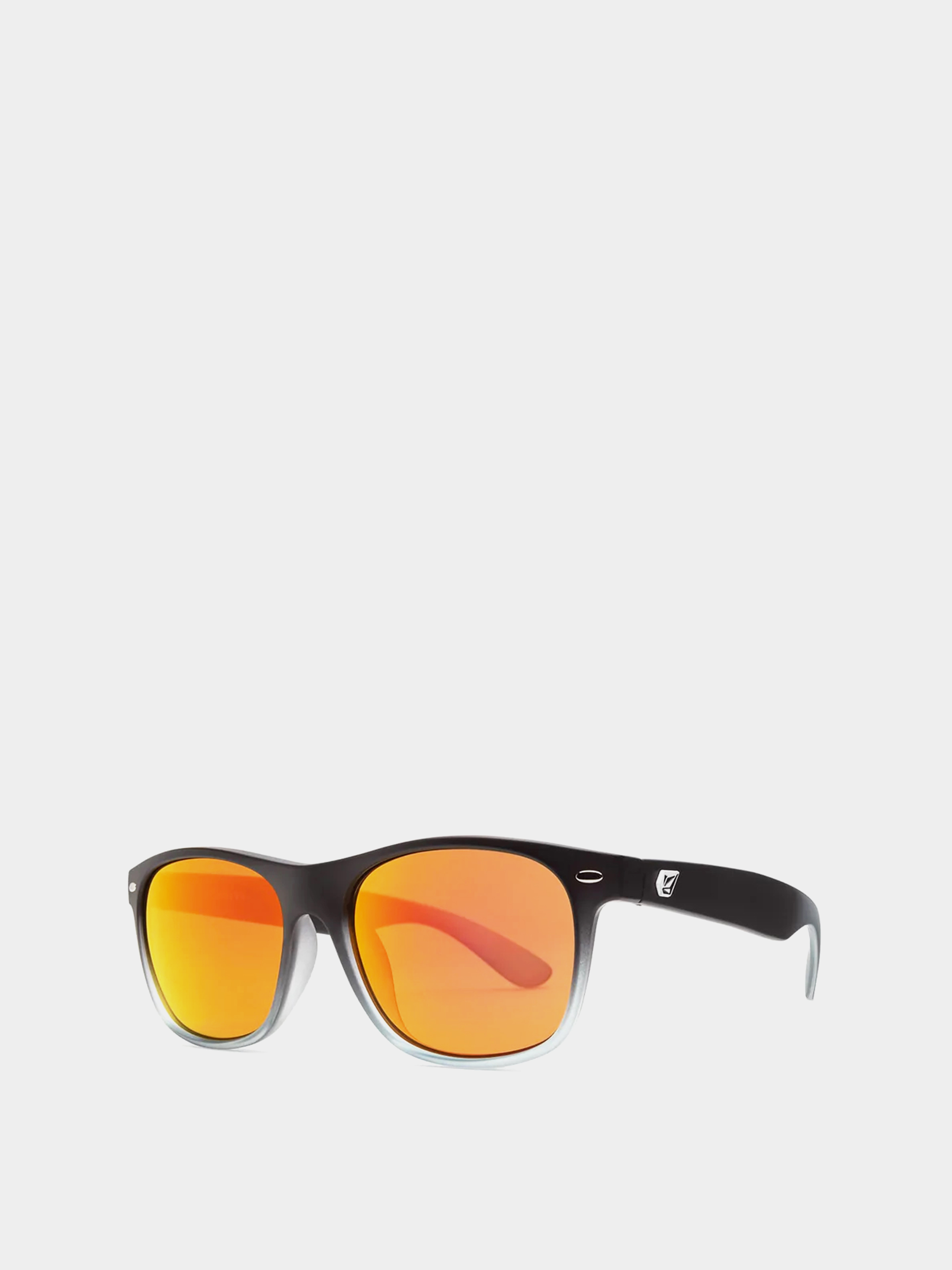 Ochelari de soare Volcom Fourty6 (matte black clear fade/gray red mirror)