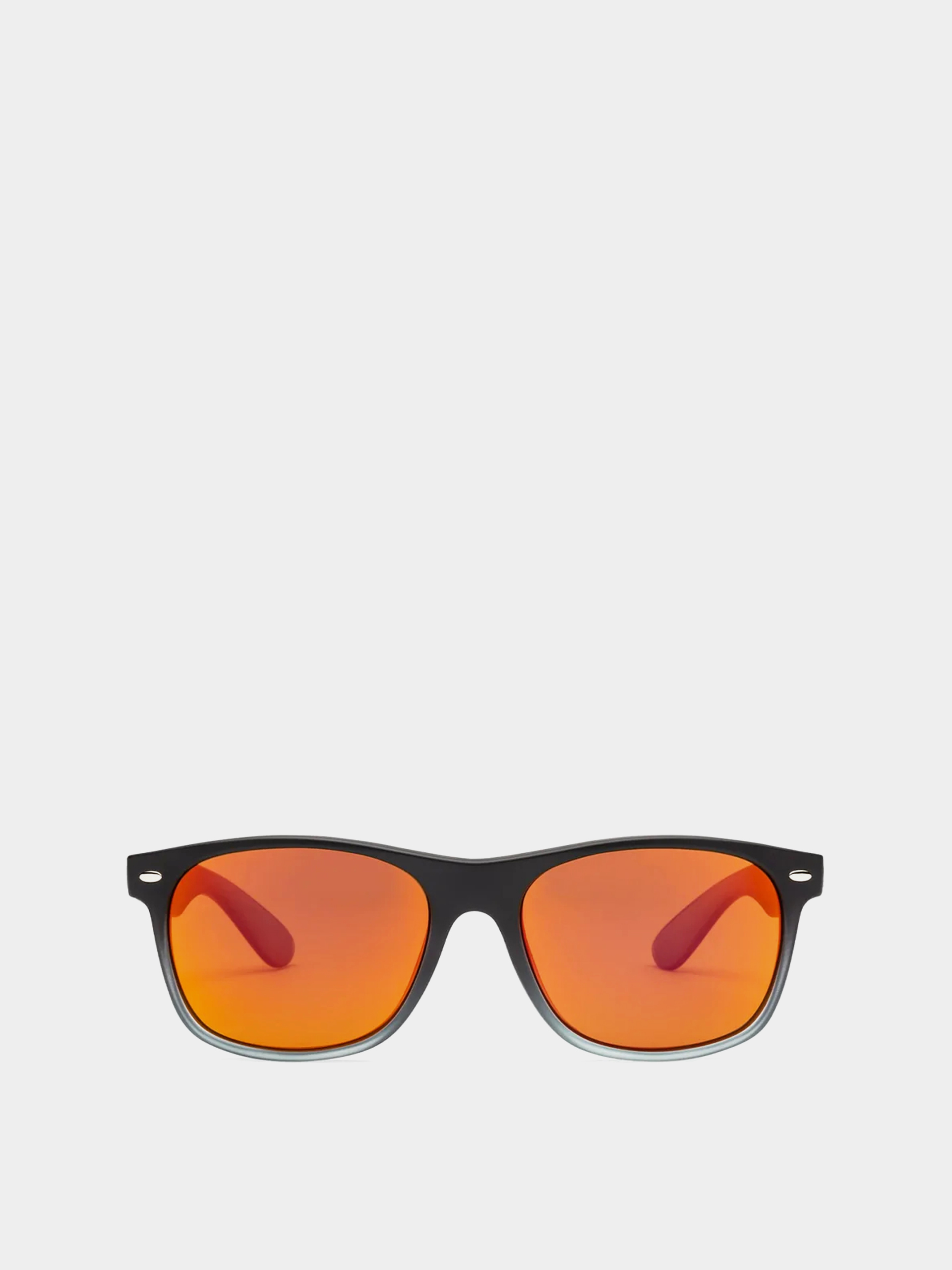 Ochelari de soare Volcom Fourty6 (matte black clear fade/gray red mirror)