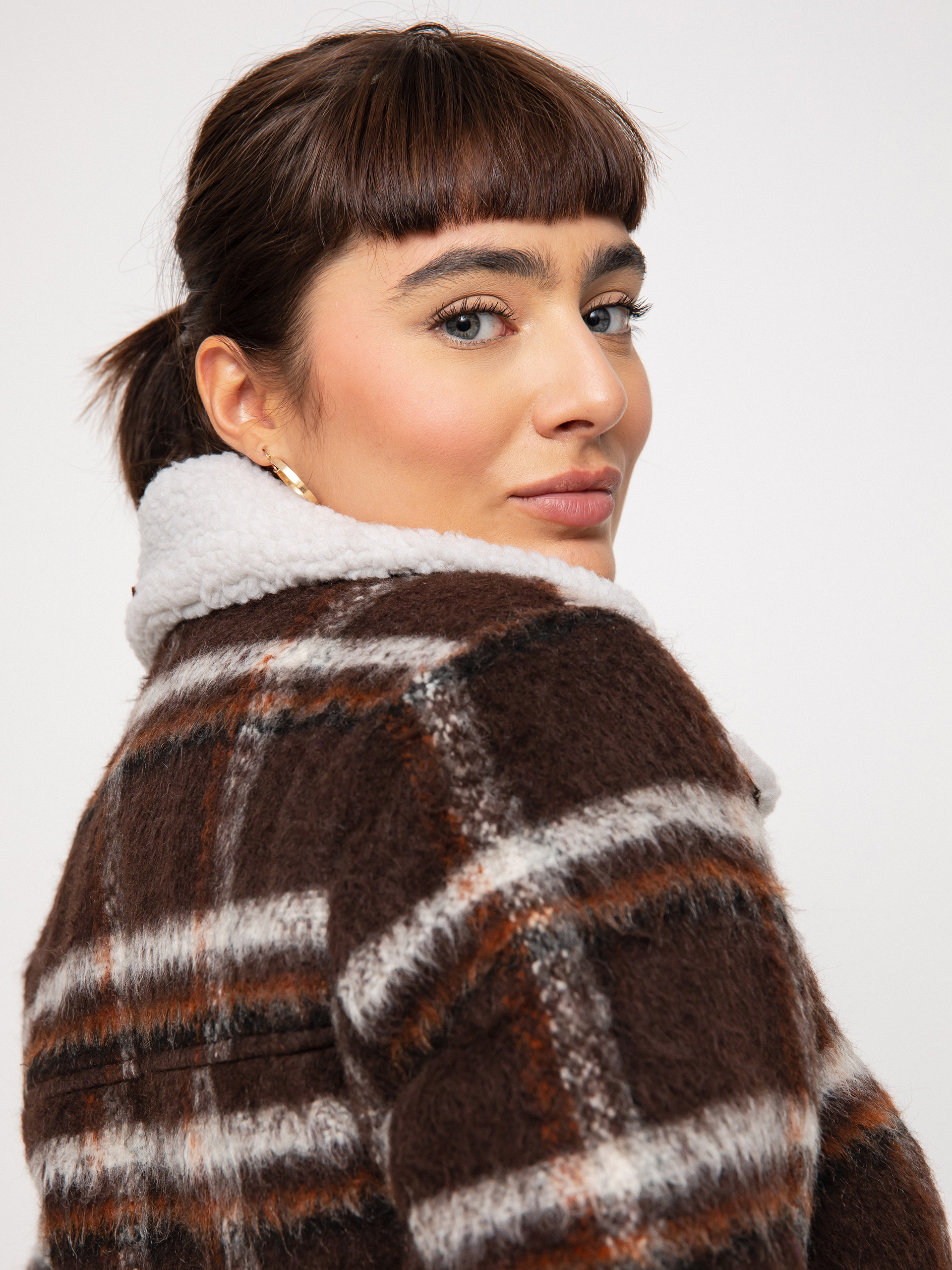 Geacă Brixton Nouvelle Coat Wmn (seal brown)