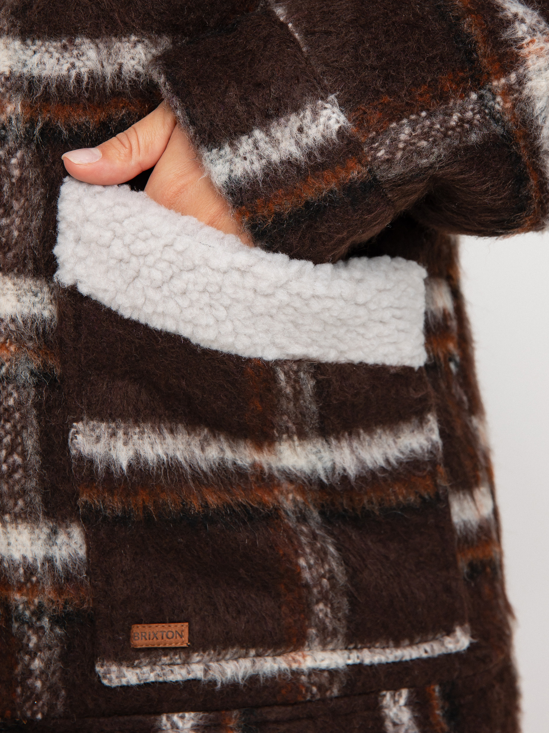 Geacă Brixton Nouvelle Coat Wmn (seal brown)